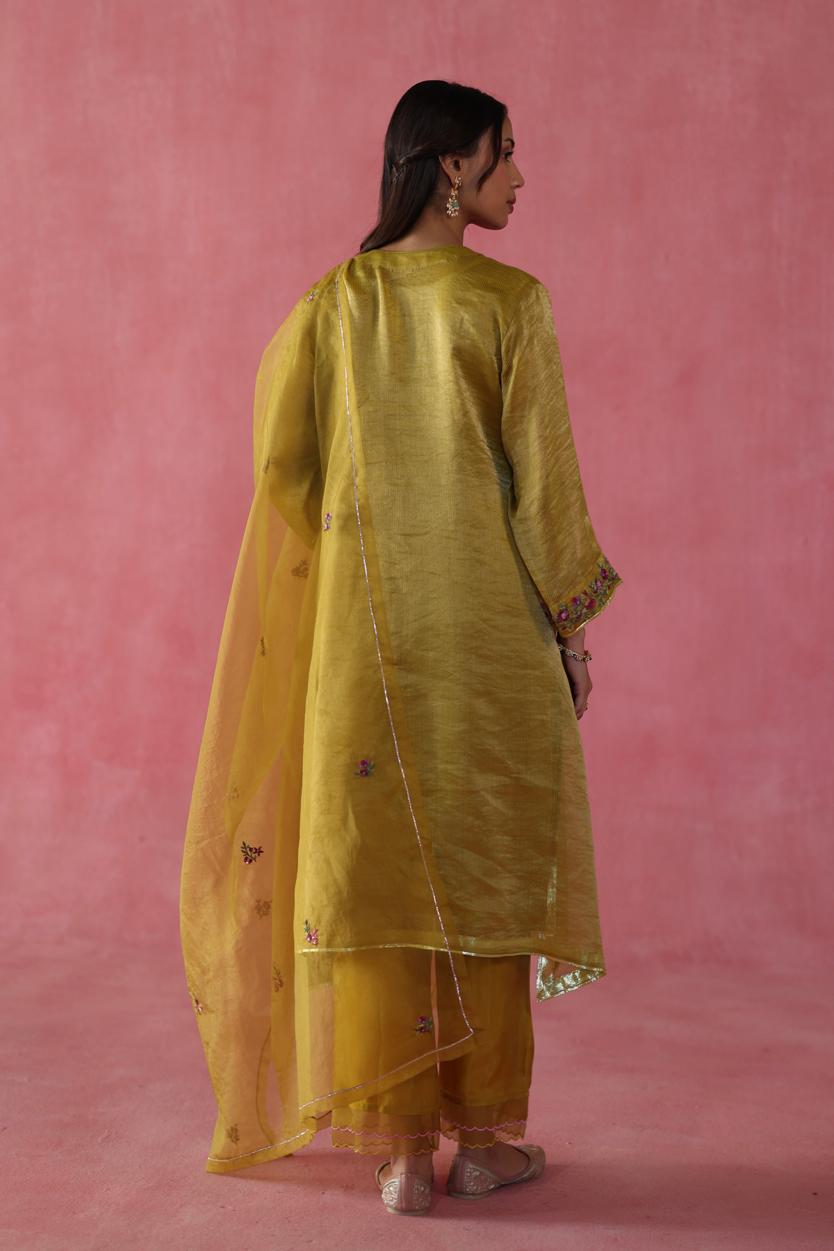 Mustard Phirni Kurta Set