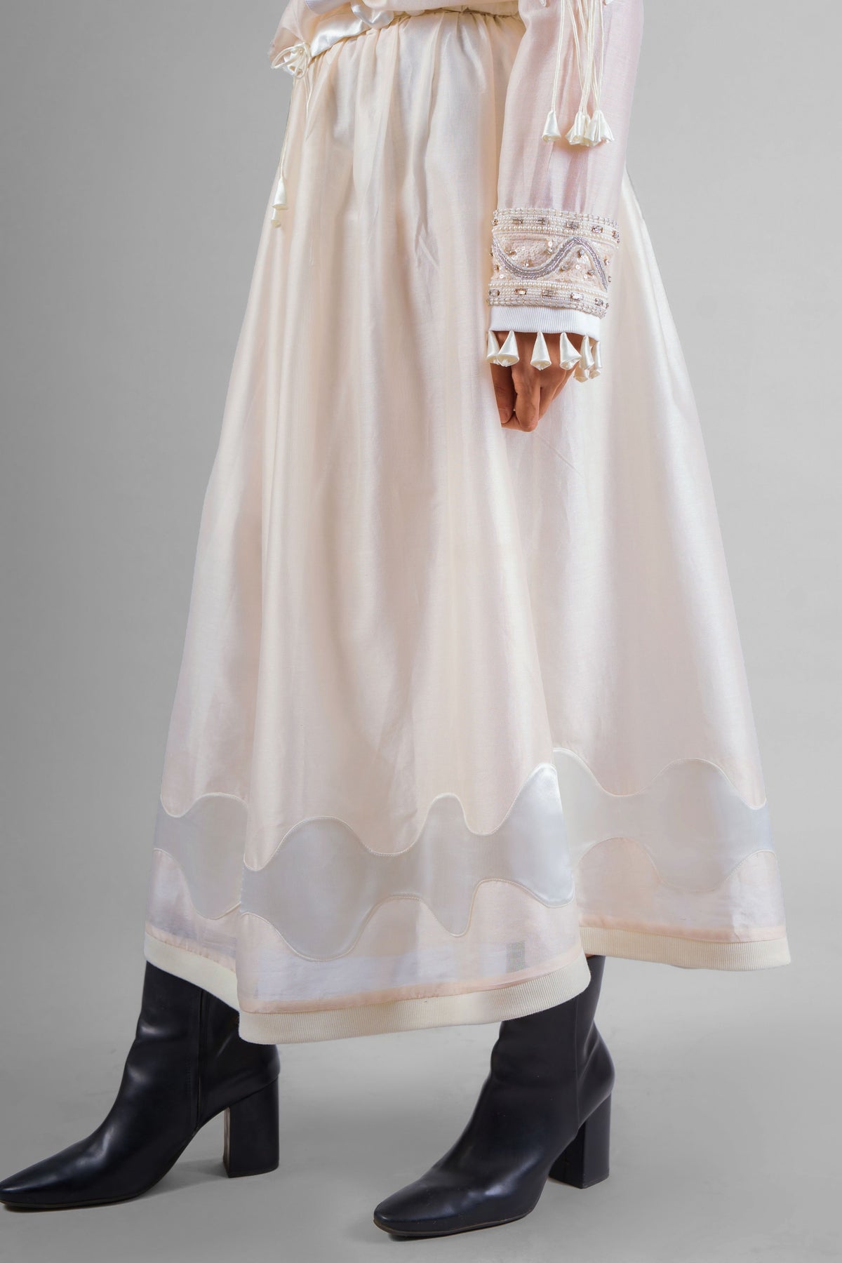 Ornament Flared Skirt Set