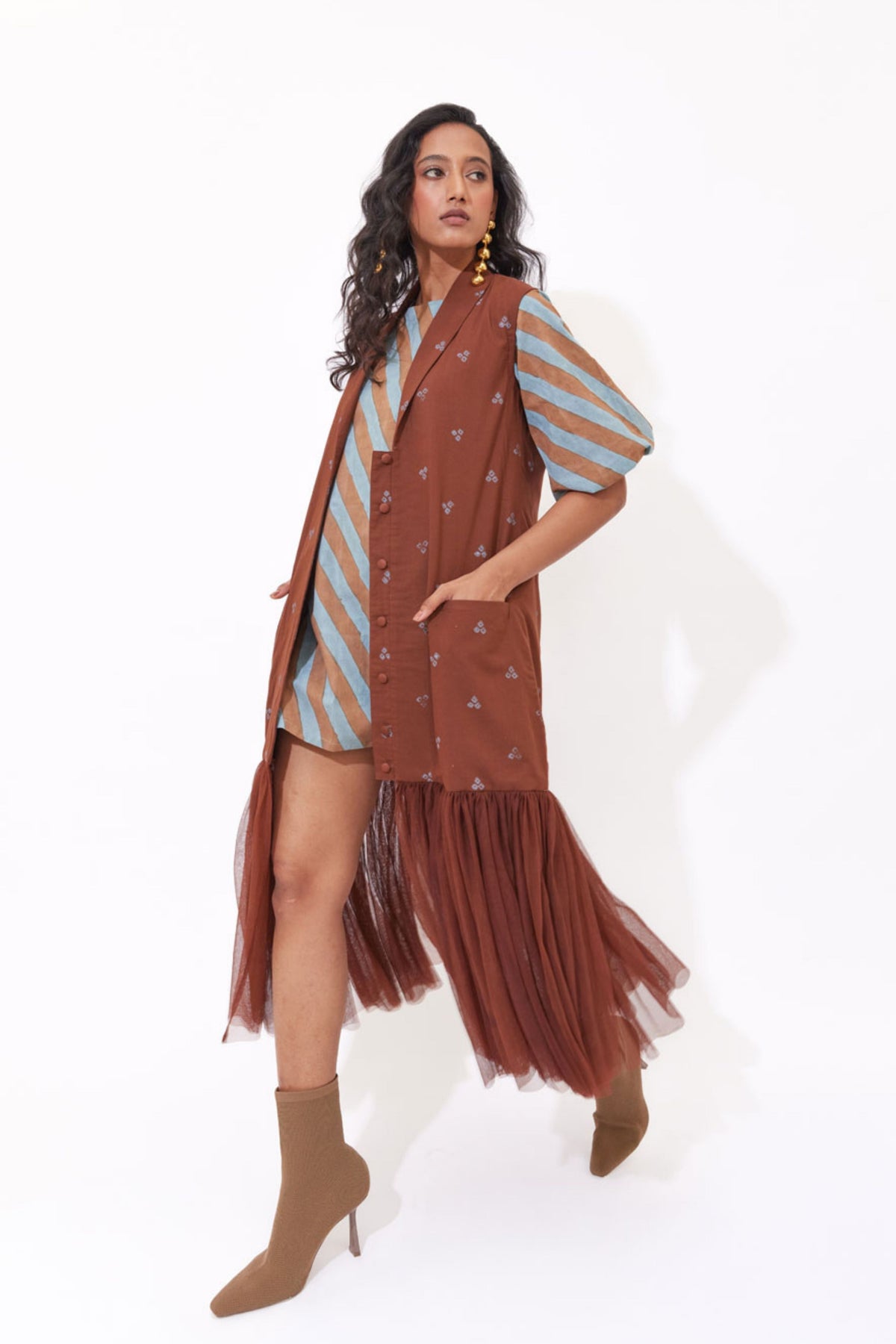 Aven Tulle Jacket Set