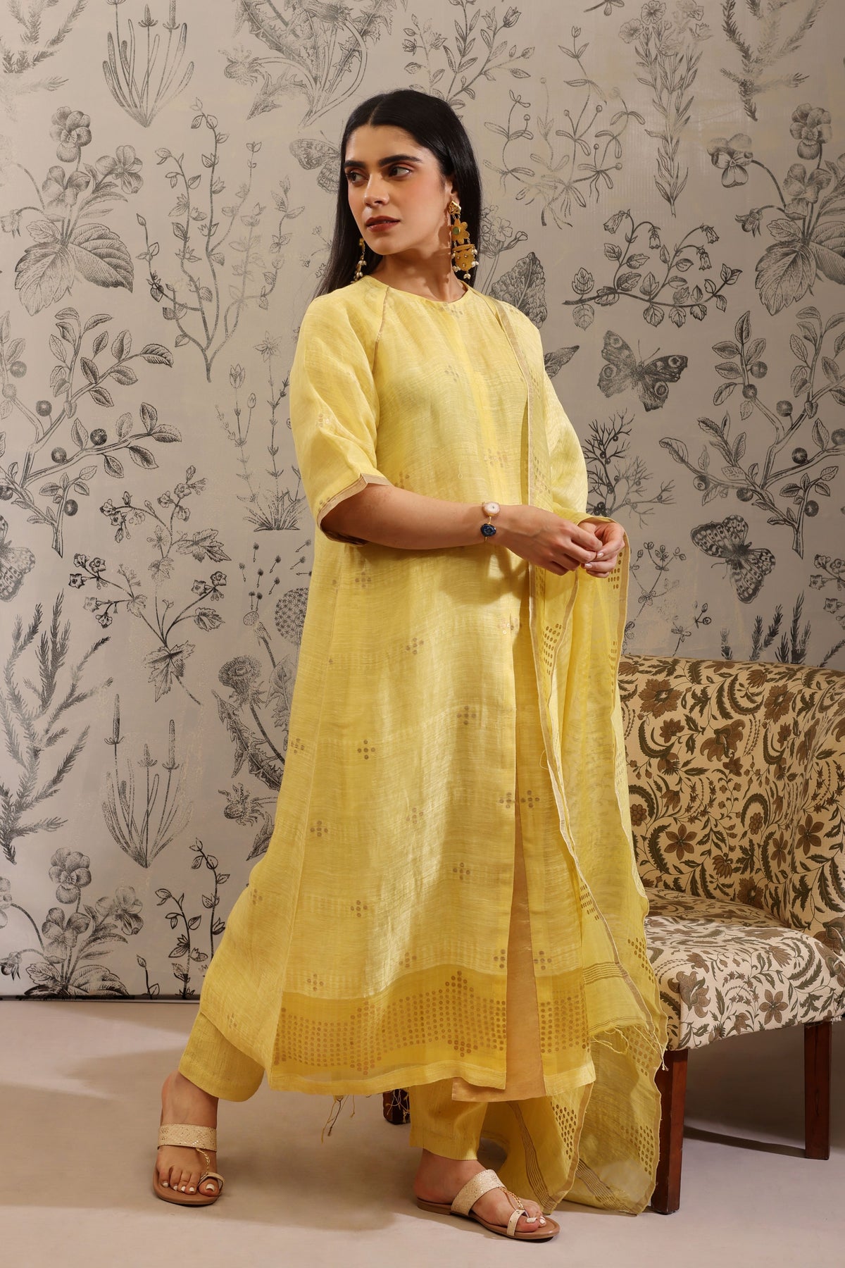 Piyusha Yellow Kurta Set