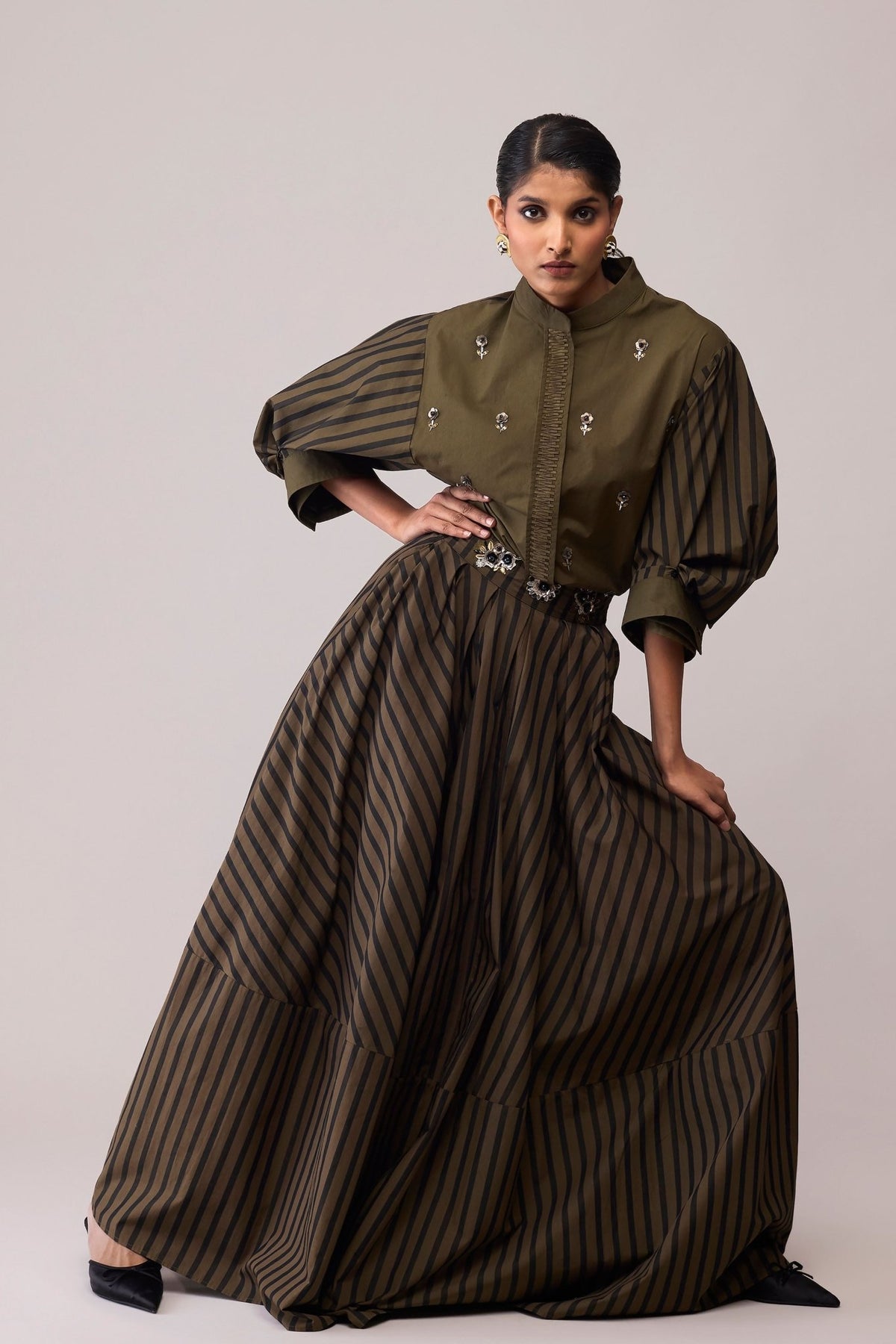 Ann Olive Top - Bunka - Elahe