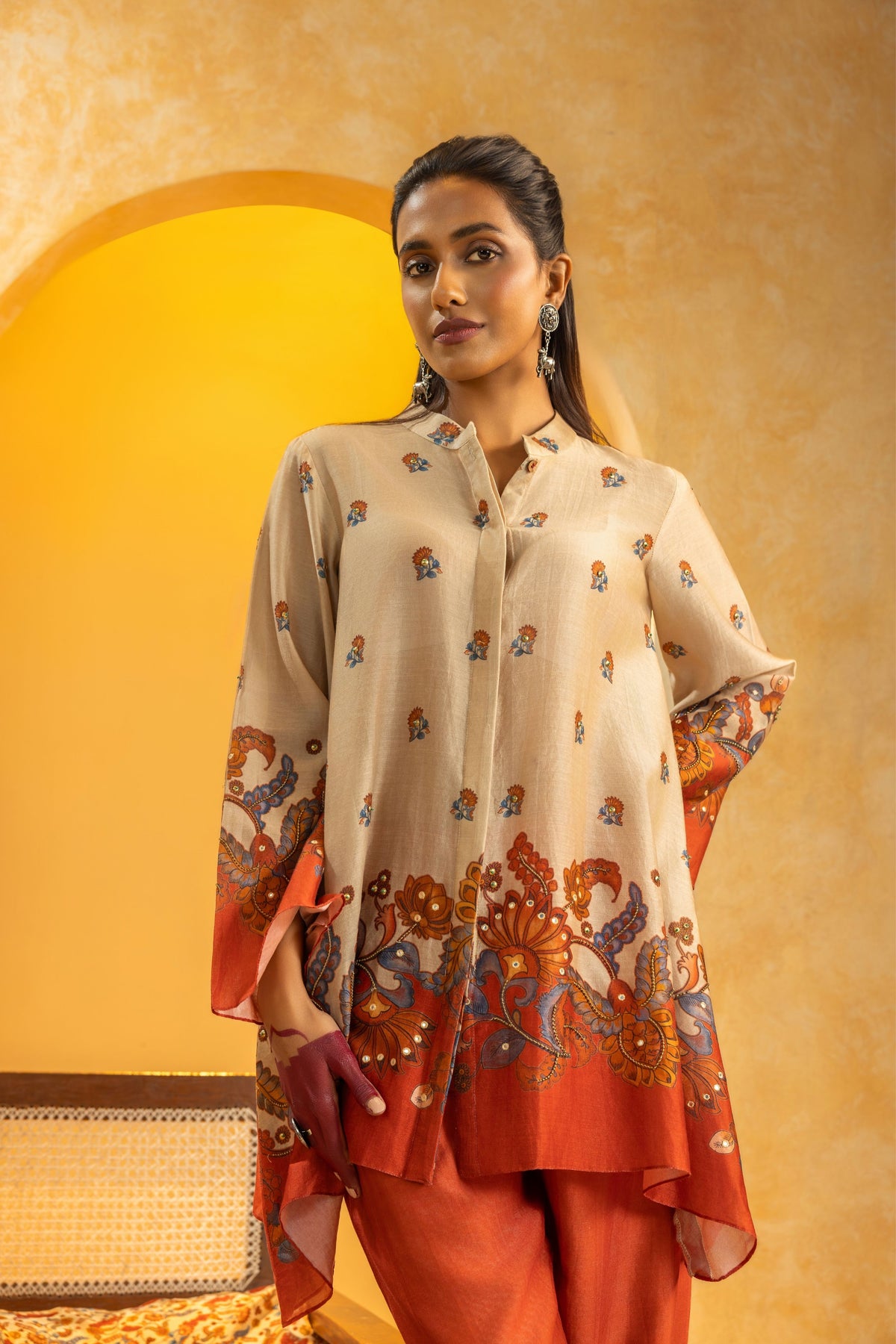 Beige Rangtara Kurta Set