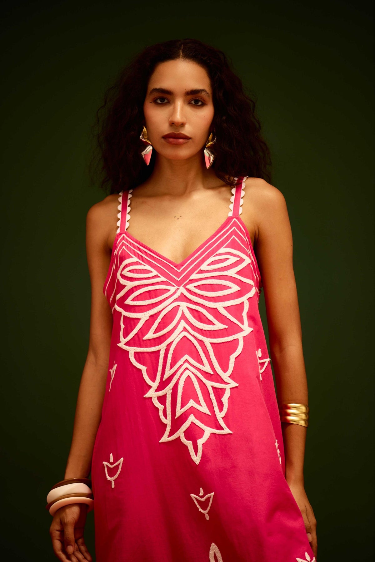 Fuchsia Strappy Dress