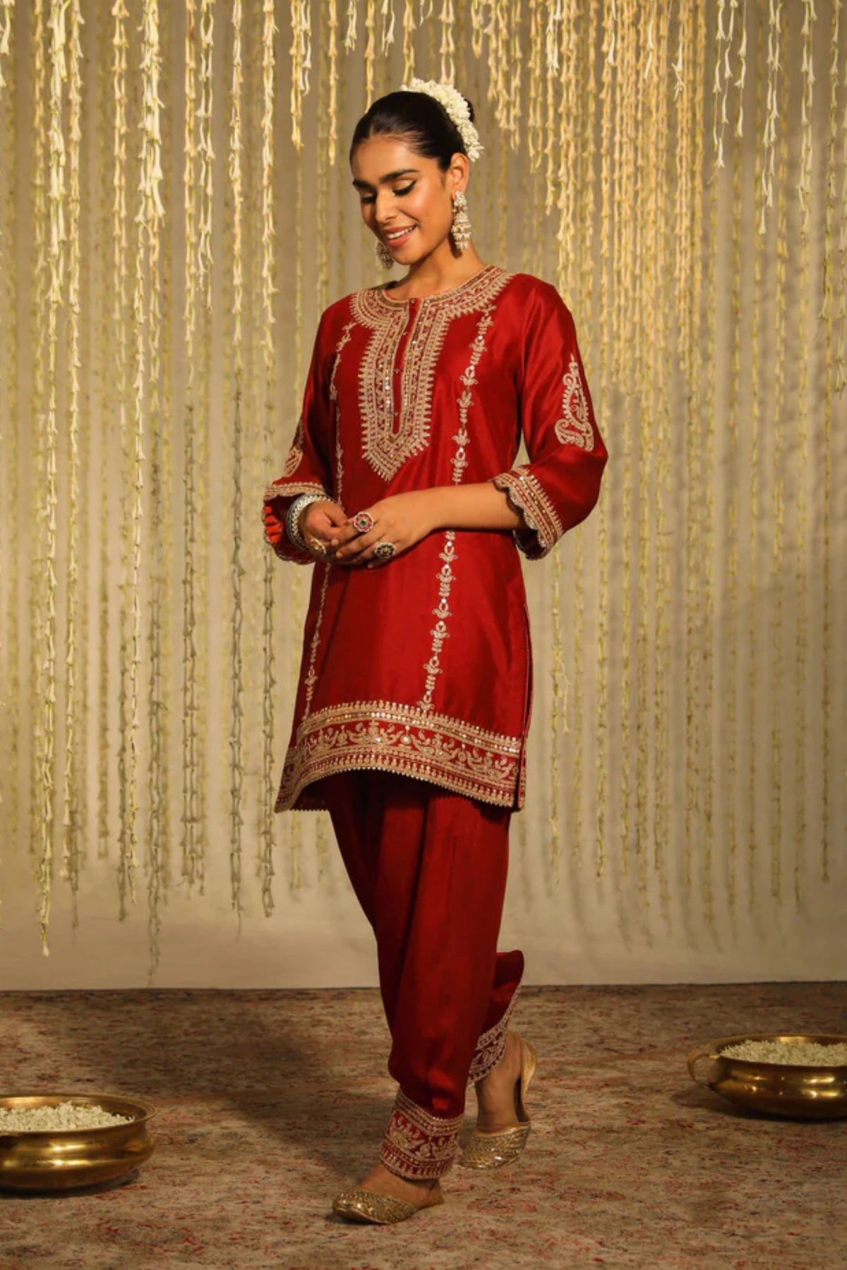 Mehak Red Salwar Set