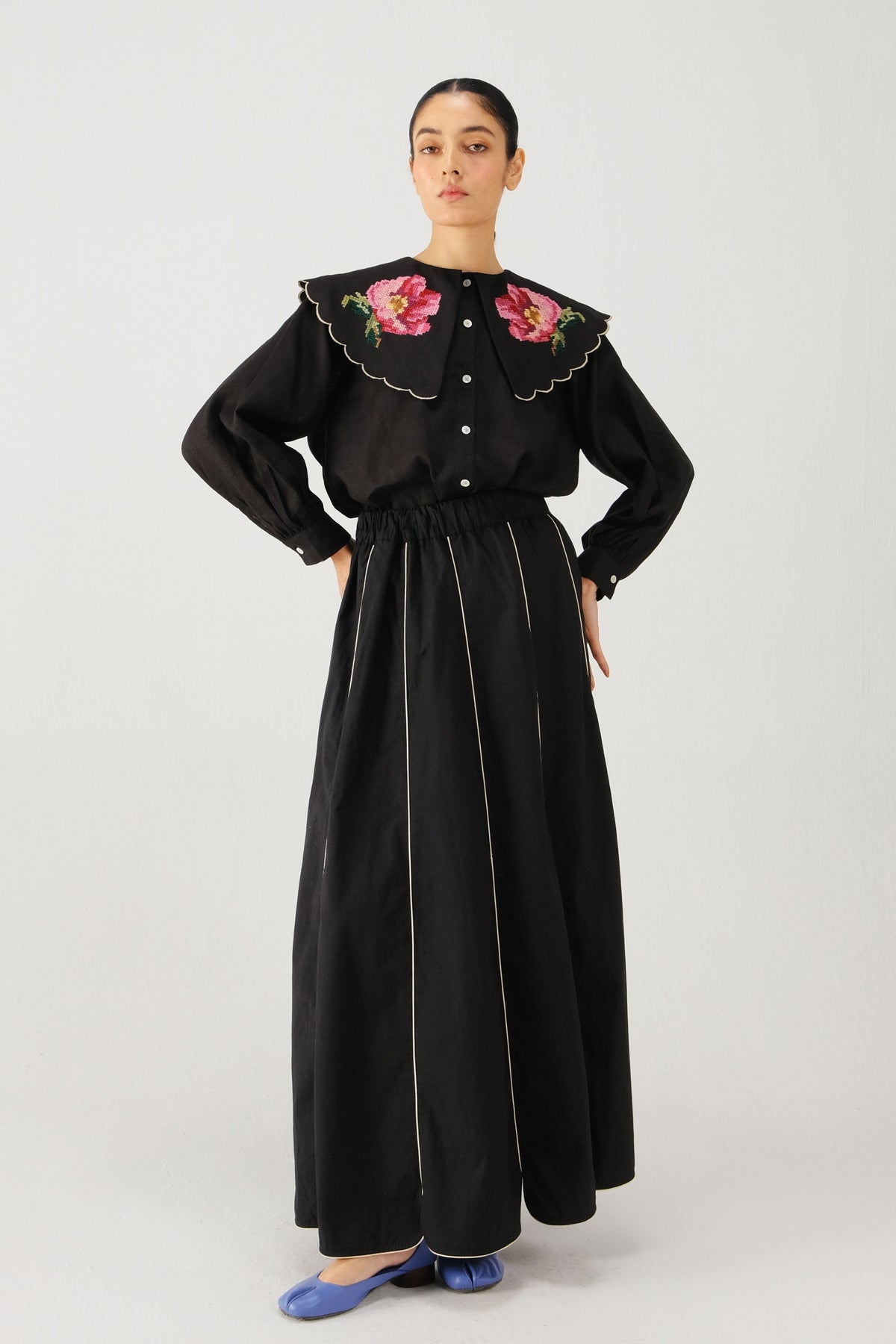 Paneled Skirt