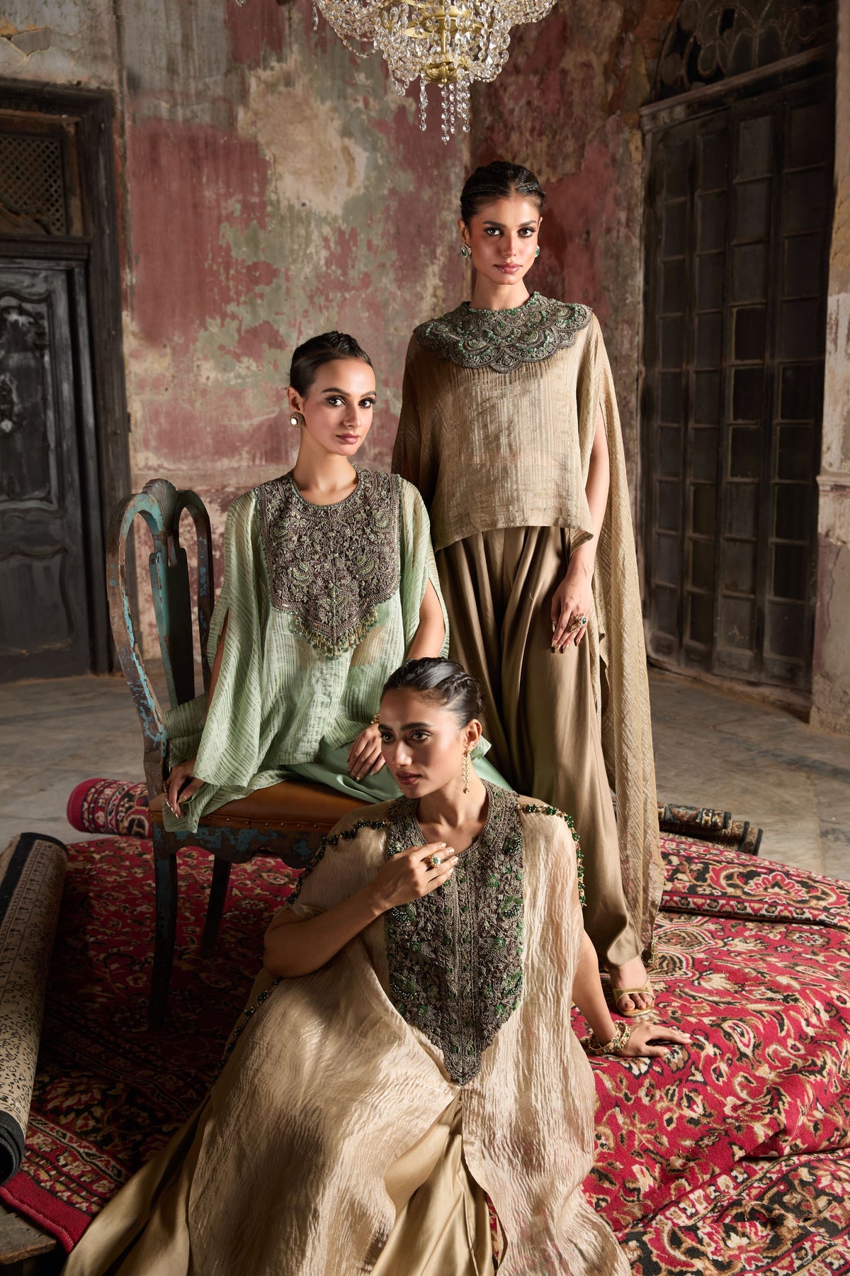 Gold Kaftaan Pant Set