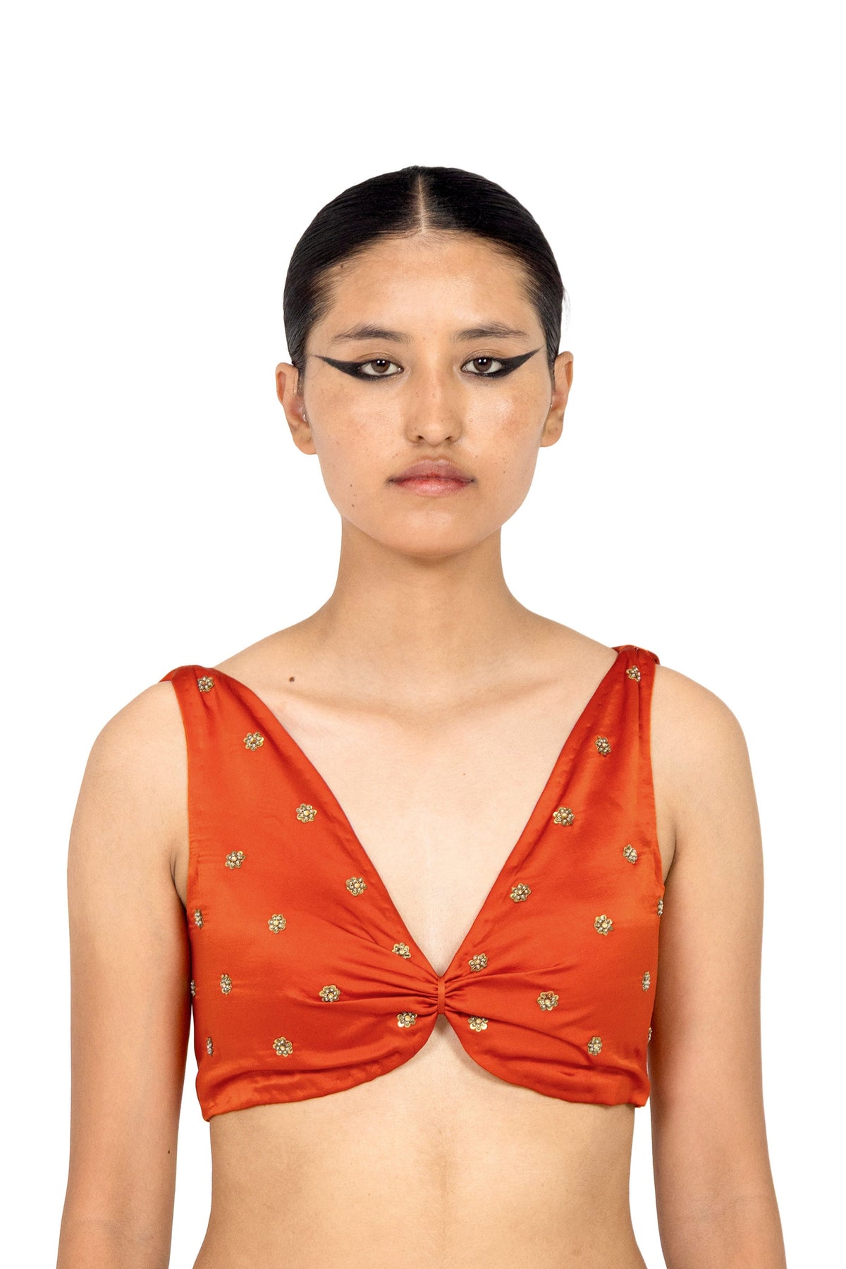 Ewad Rust Orange Blouse