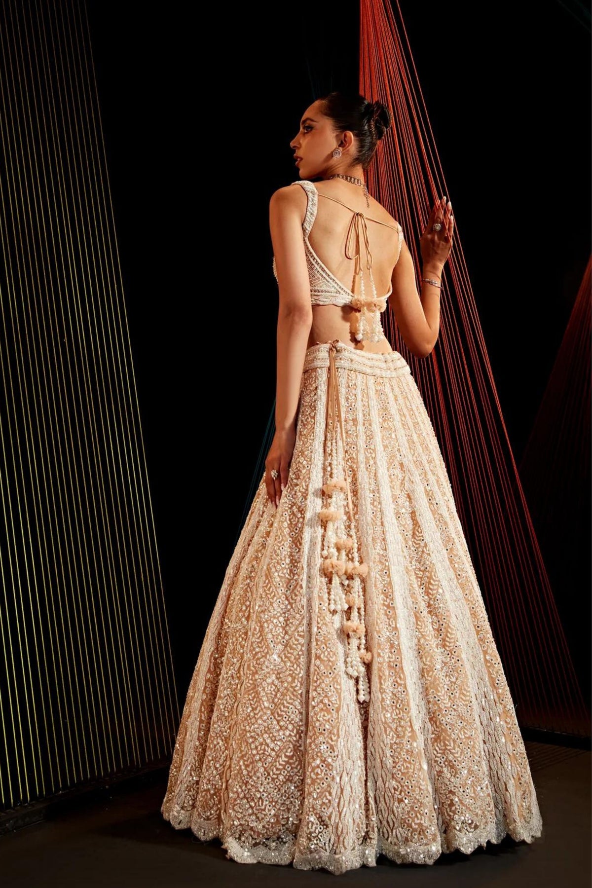 Rosa Peach Lehenga Set