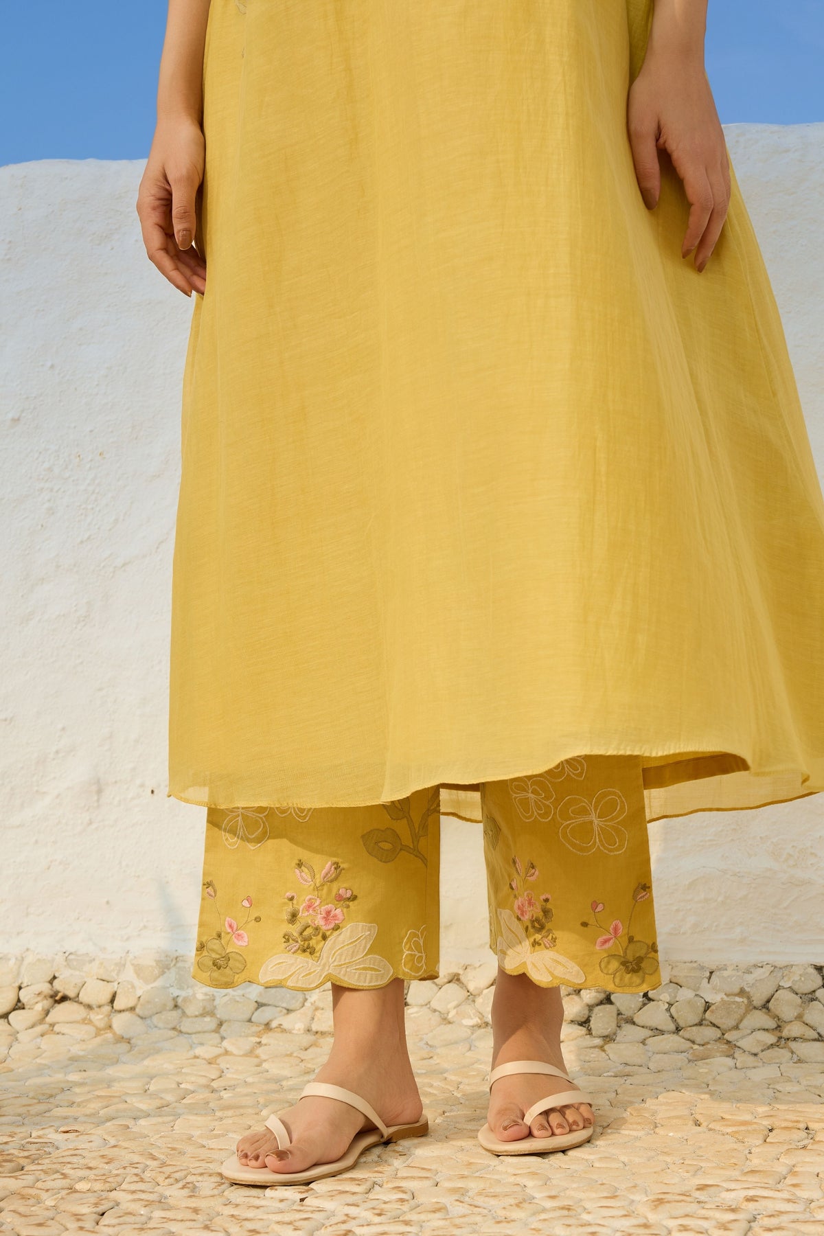 Rue Embroidered Tunic Set