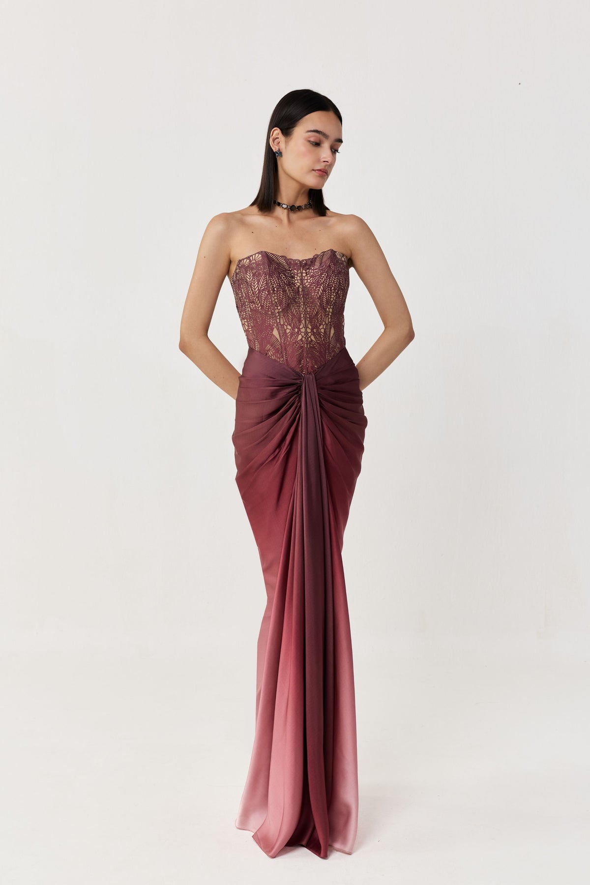Moss Forest Applique Corset