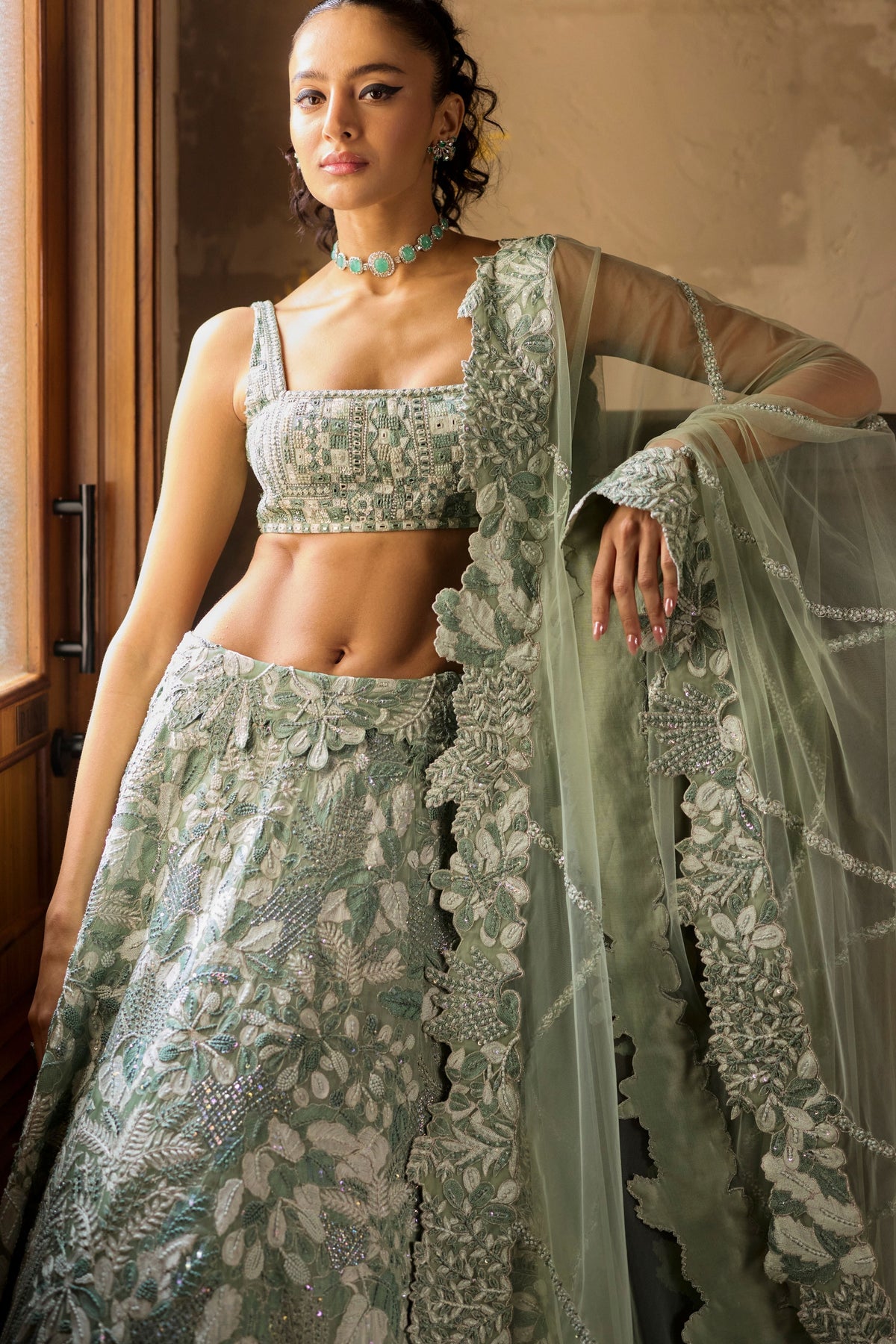 Vridi Lehenga Set