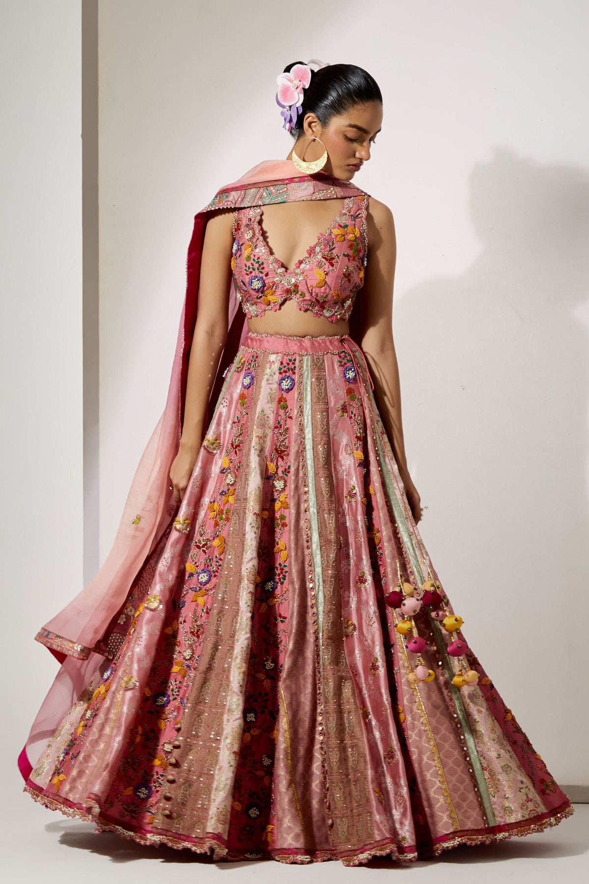 Rose Pink Lehenga Set