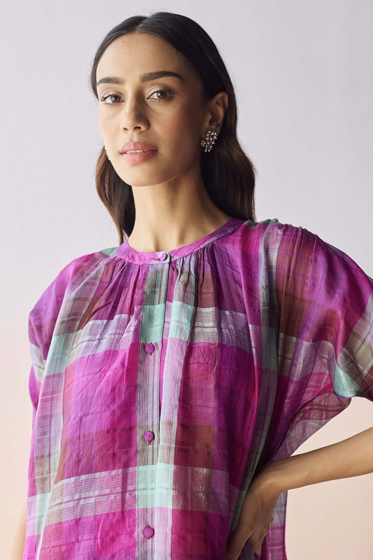 Rooted Pink Tunic Set