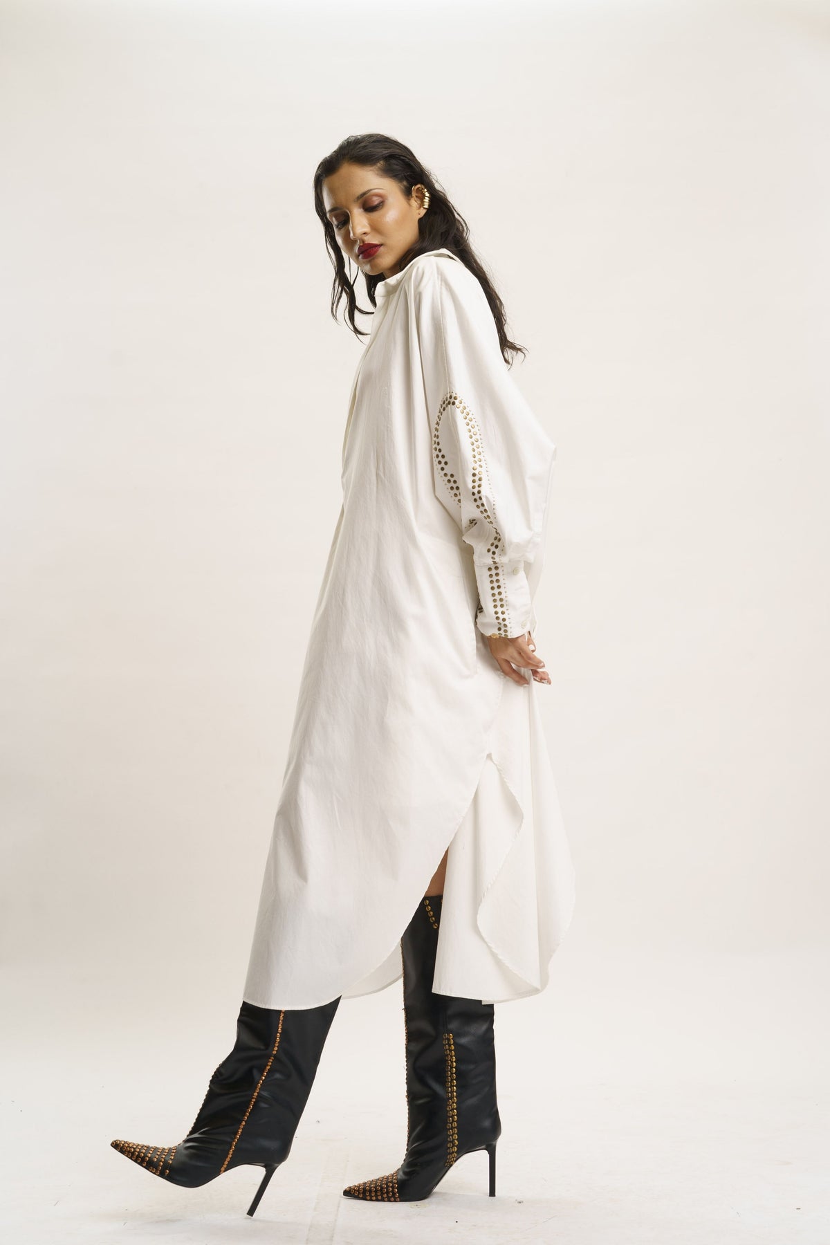 Shirt Dress in White