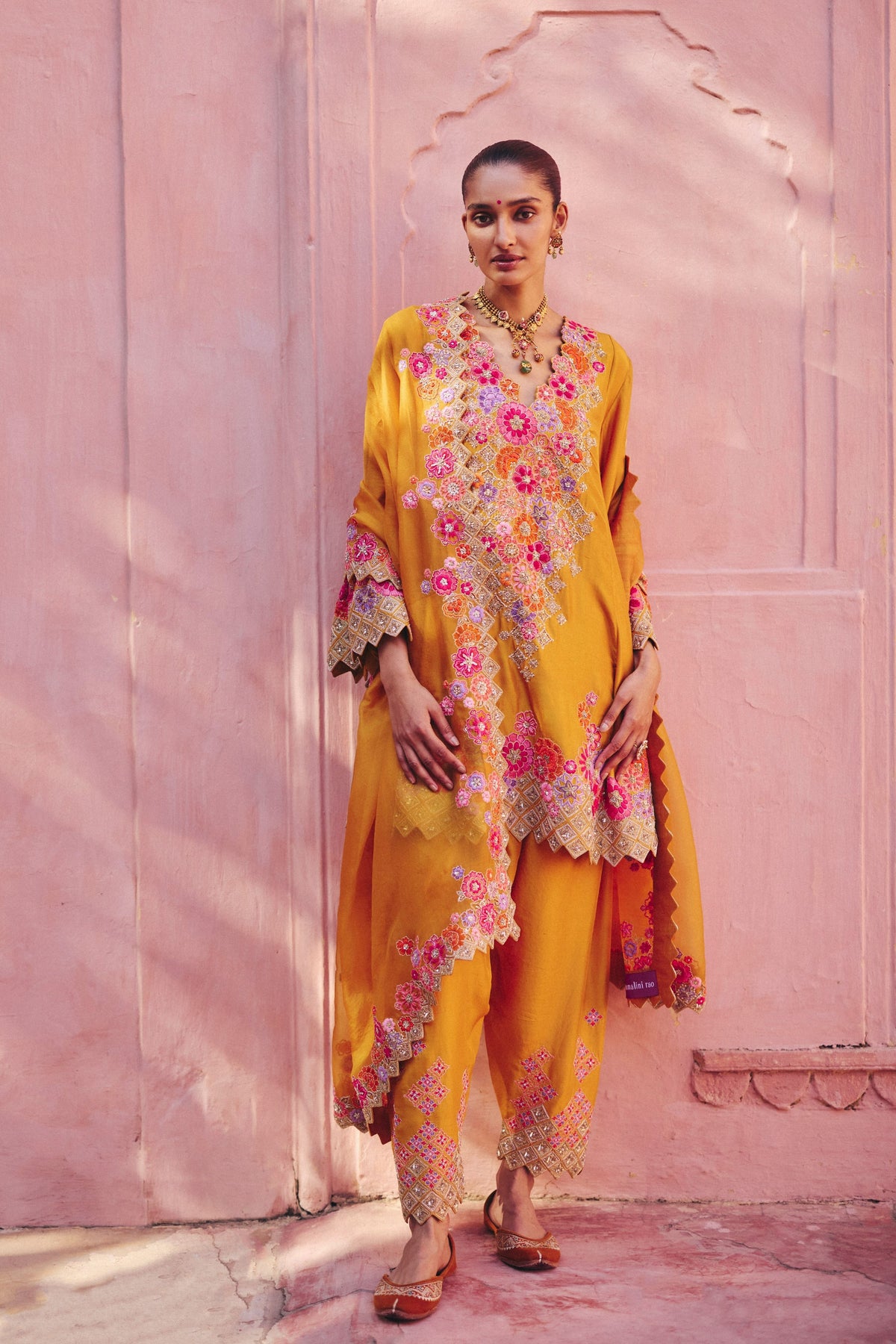 Aparajita Yellow Kurta Set