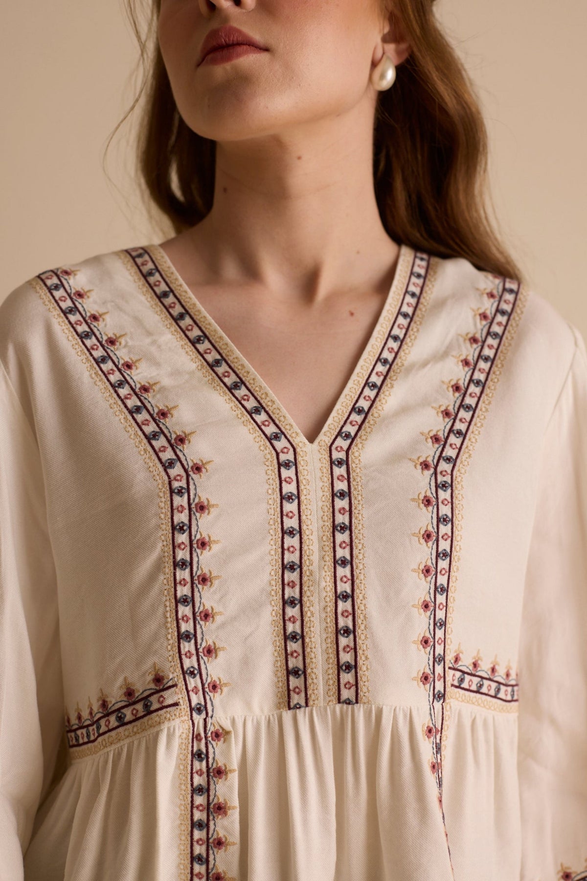 White Aria Top