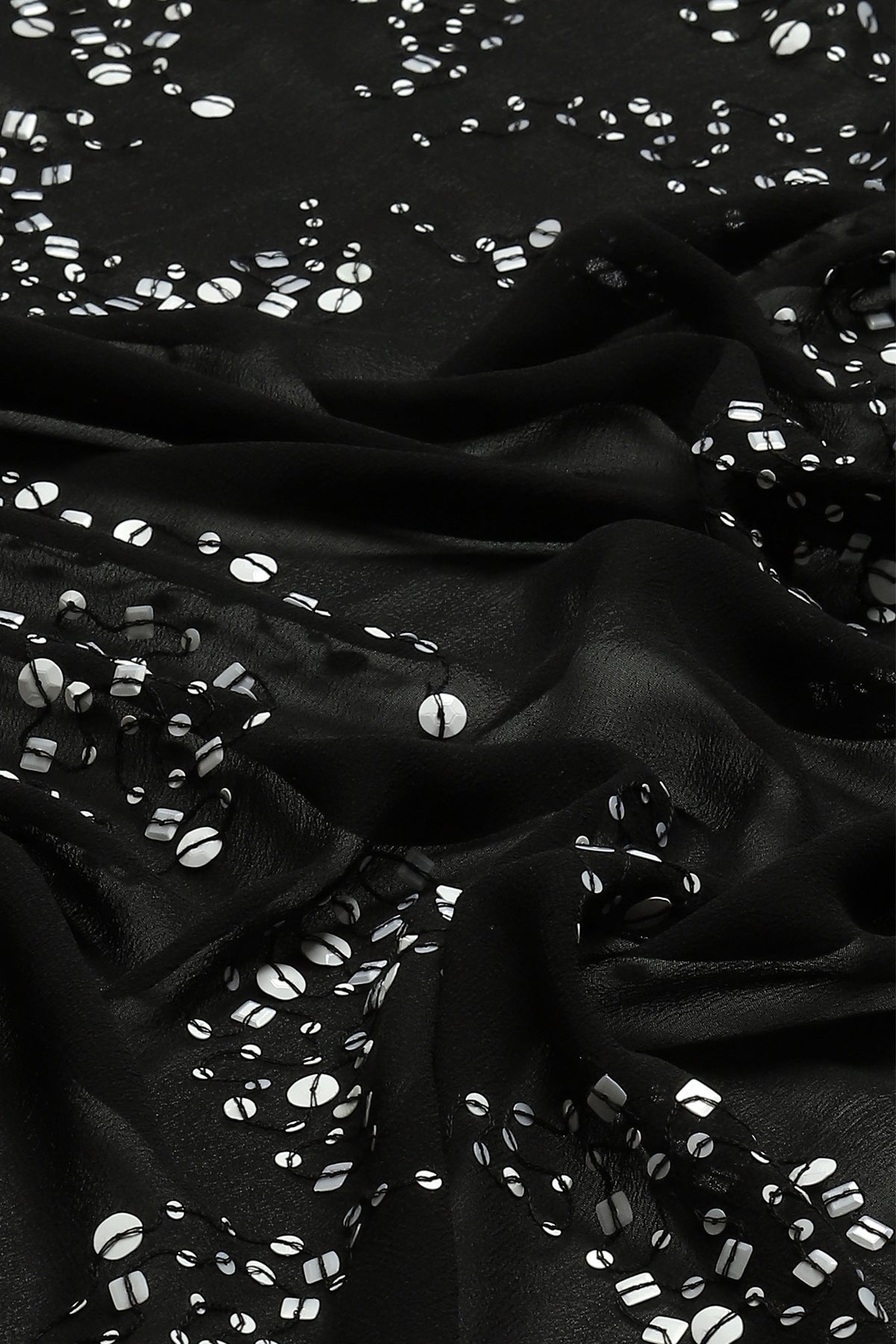 Embroidered Ottoman Moon Saree