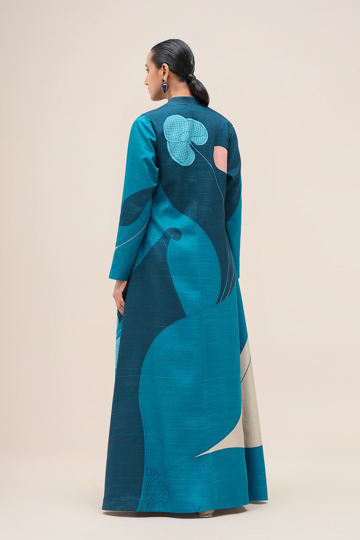Naaz Blue Jacket Set