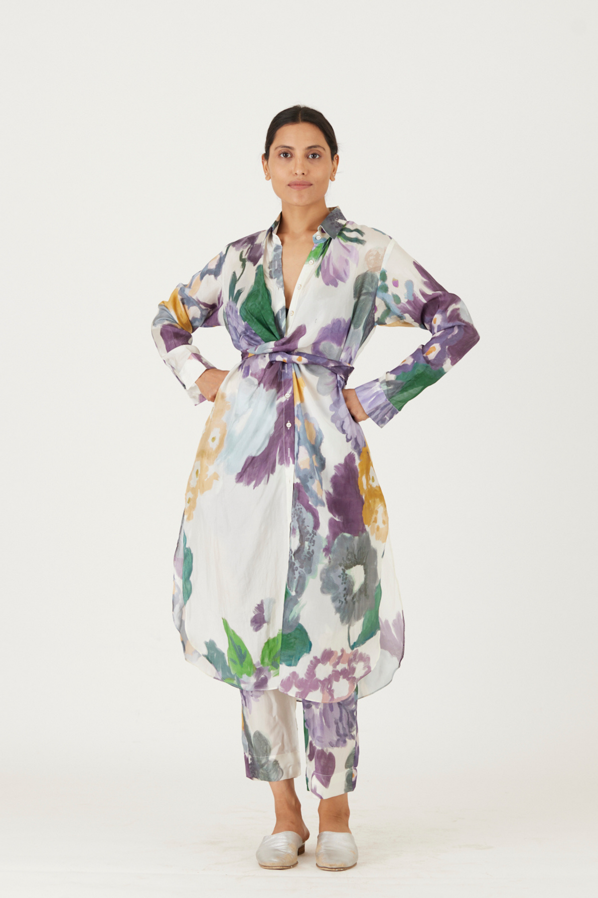 Mara Wrap Kurta Set