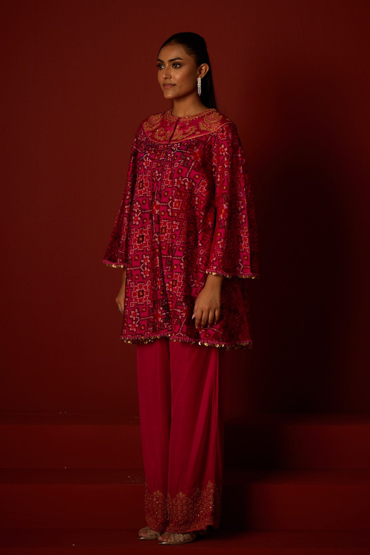 Patola Marodi Anarkali Tunic