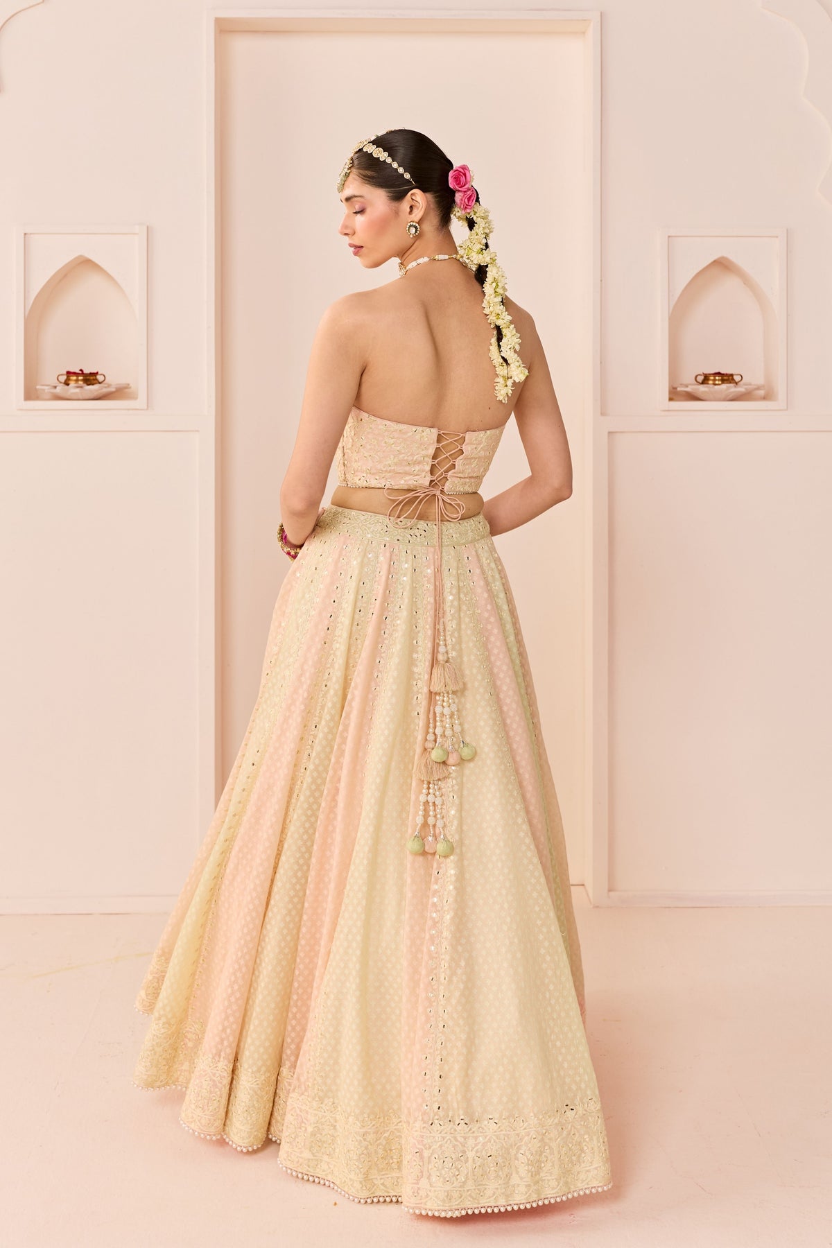 Umaiza Carnation Pink Lehenga Set