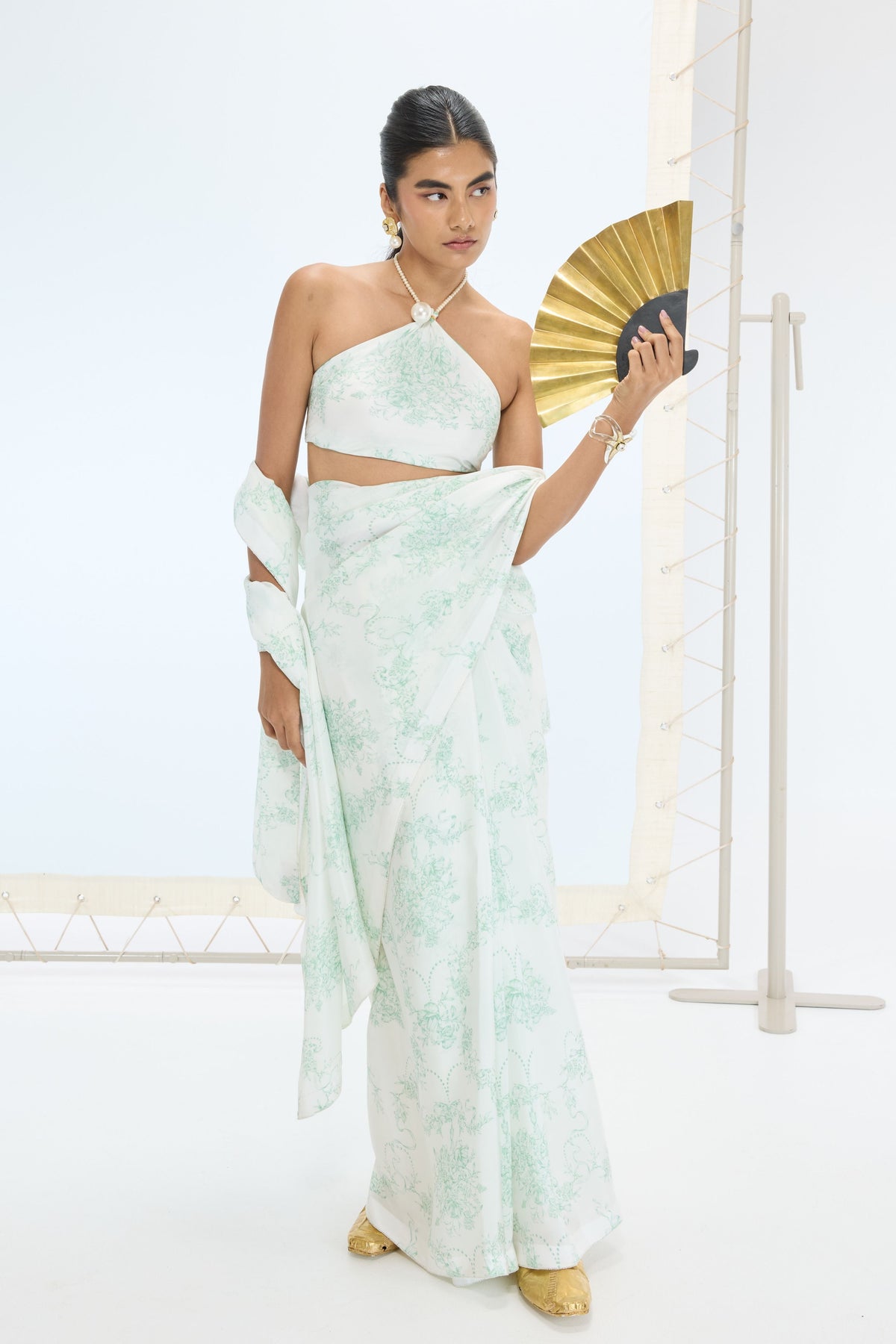 The Ruby Saree in Green