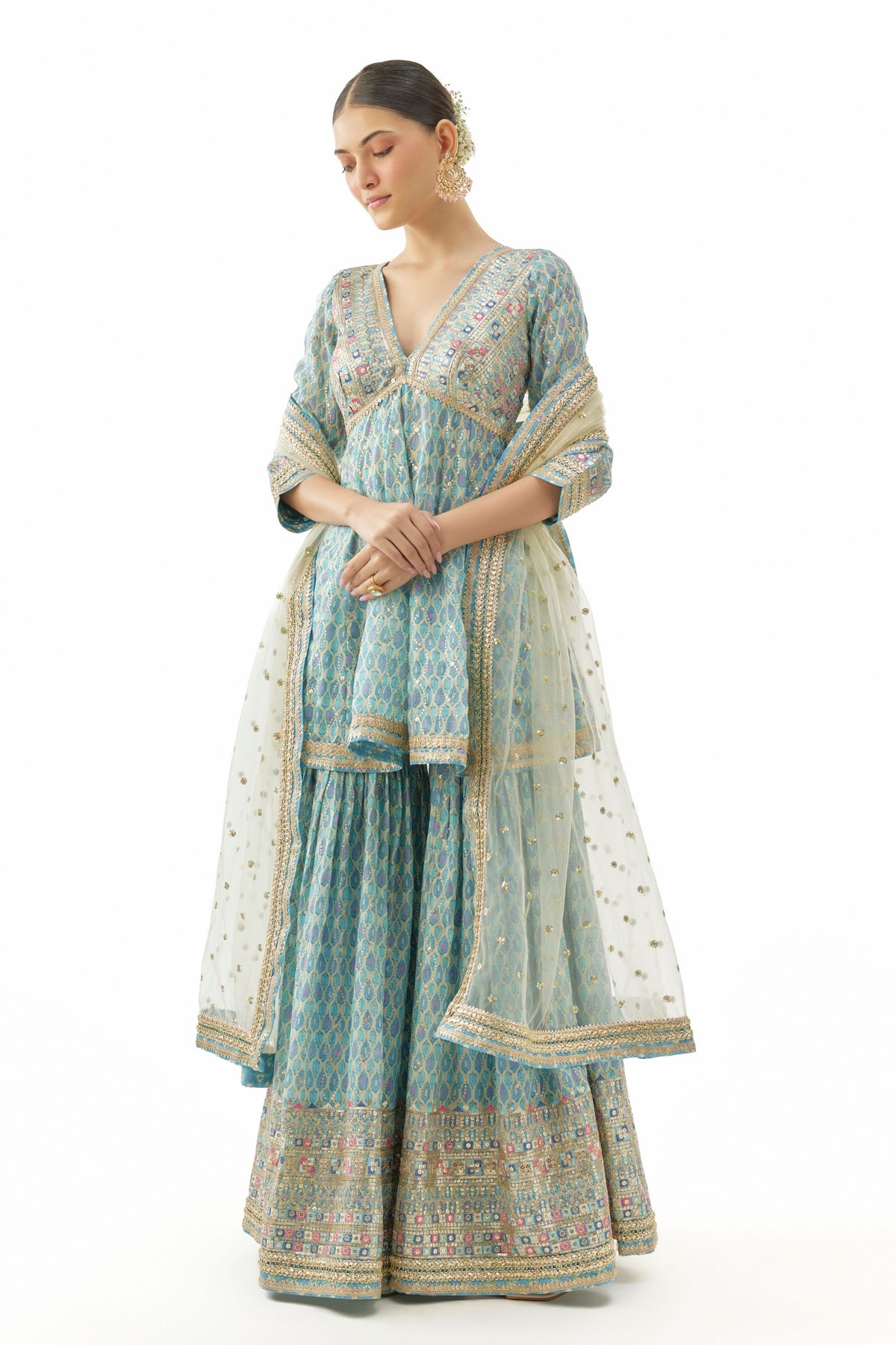 Tanvi Sharara Set