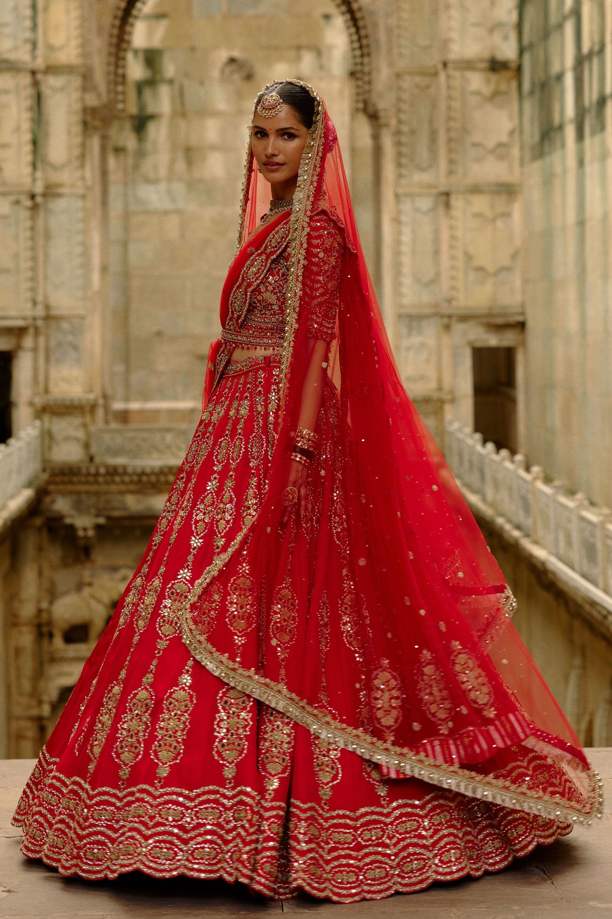 Satin Silk Lehenga Set