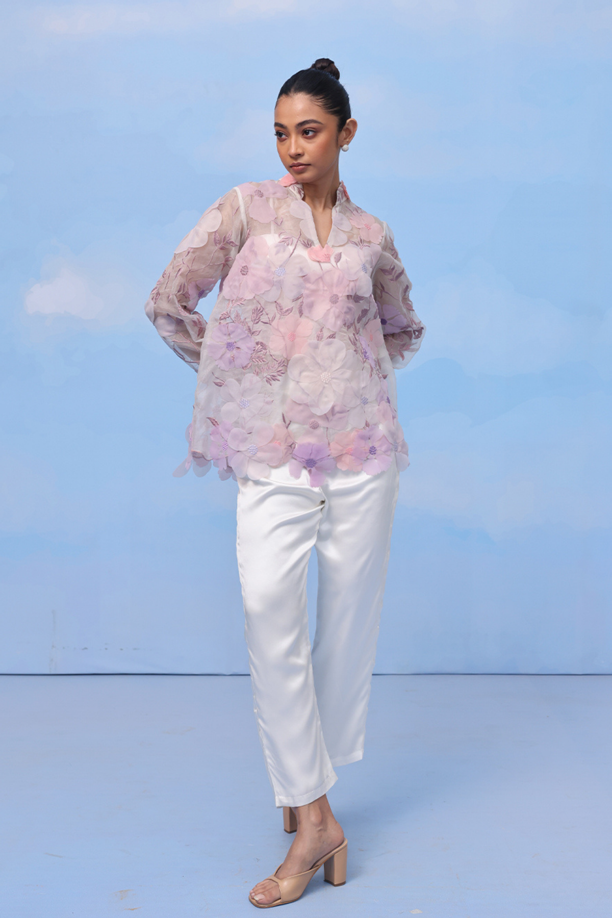 Lavender Peonies Perfection Shirt