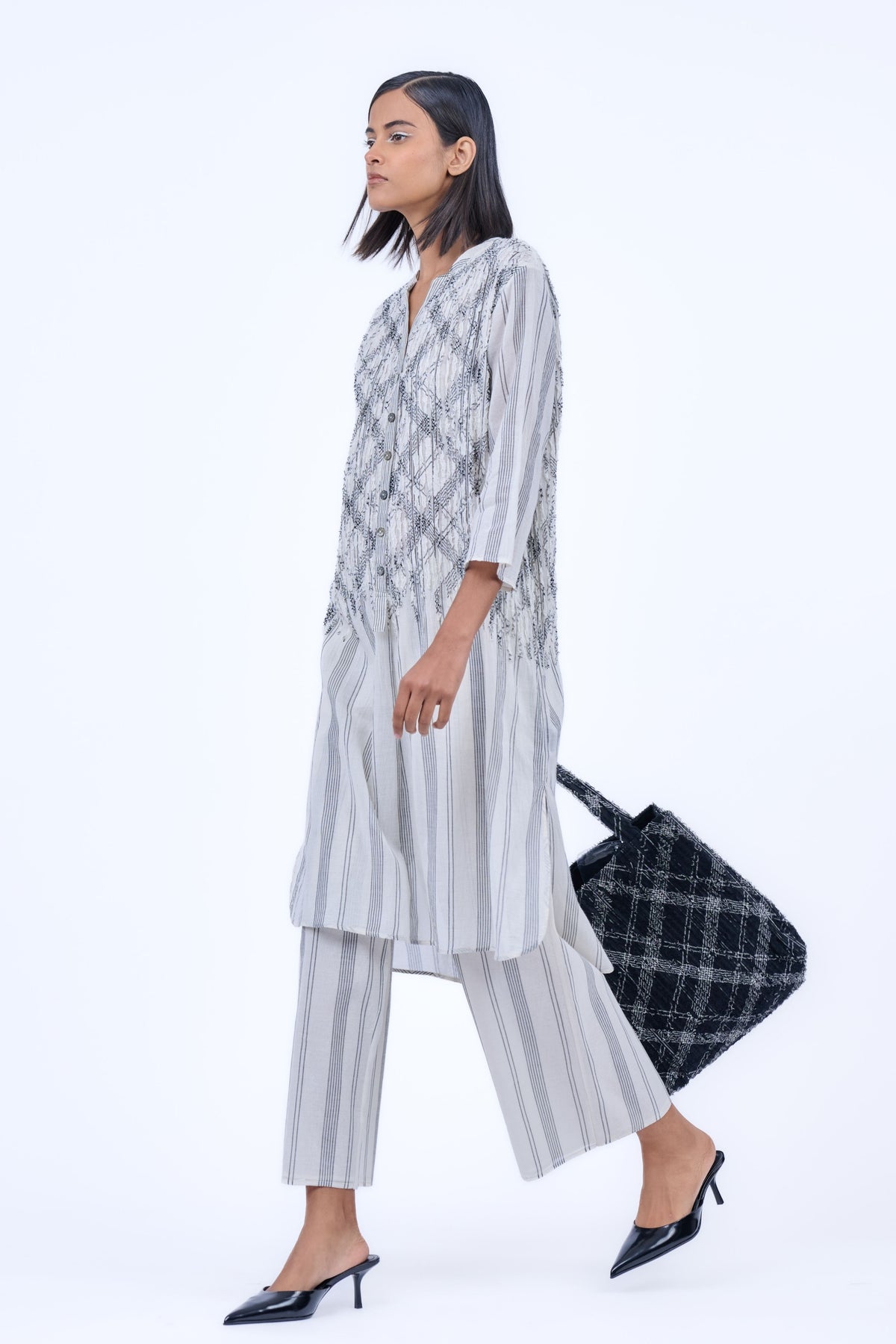Striped Yarn Dyed Cotton Bag