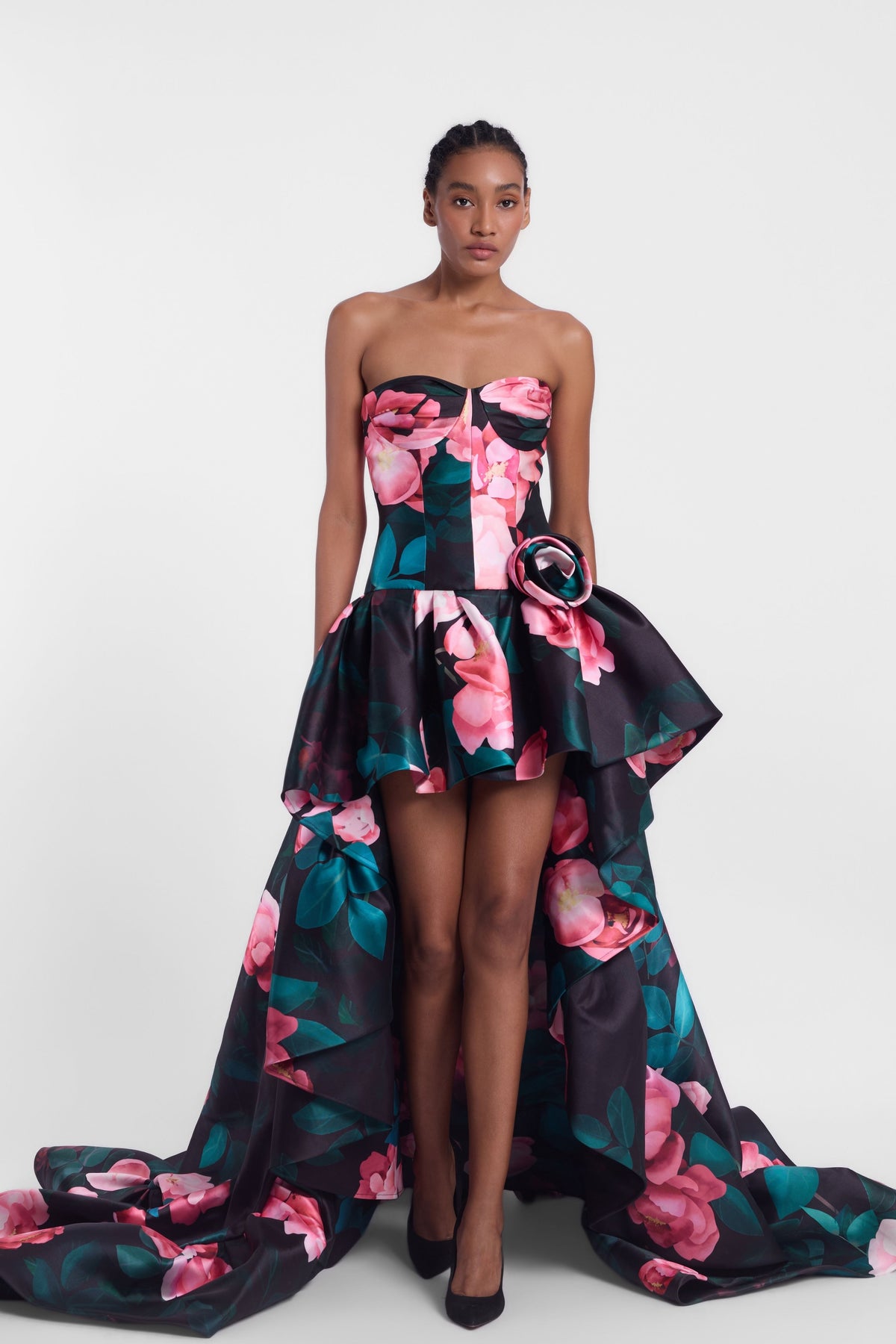 Strapless High-low Gown