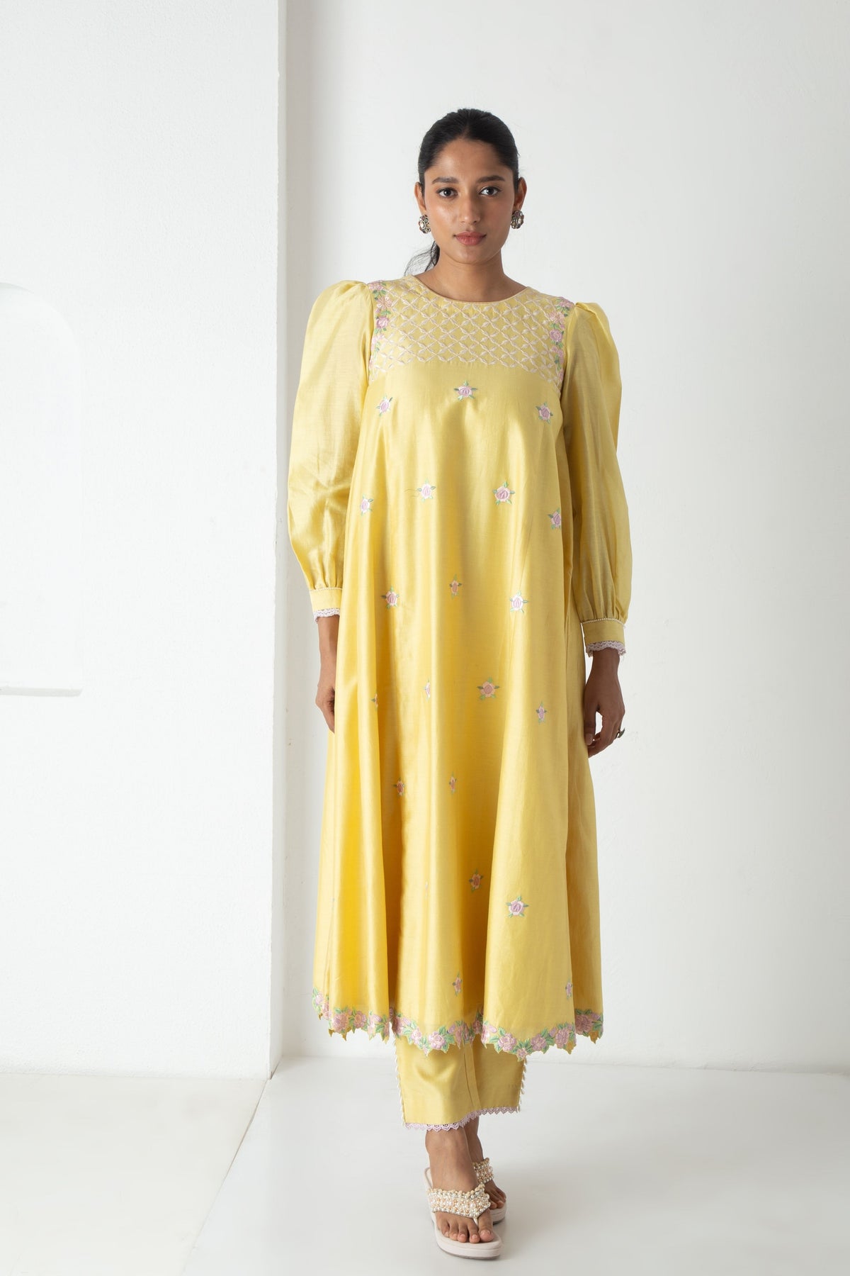 Yellow Aria Kurta Set