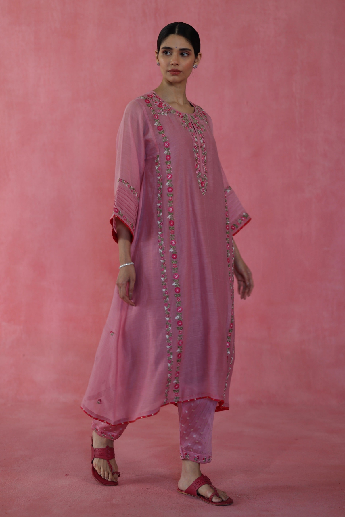 Pink Kulfi Kurta Set