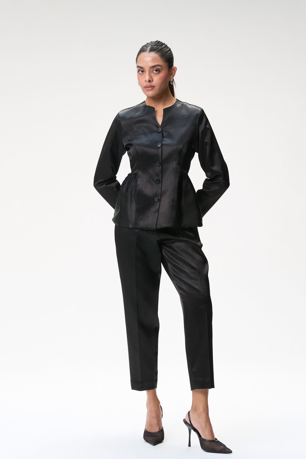 Black Tapered Trouser
