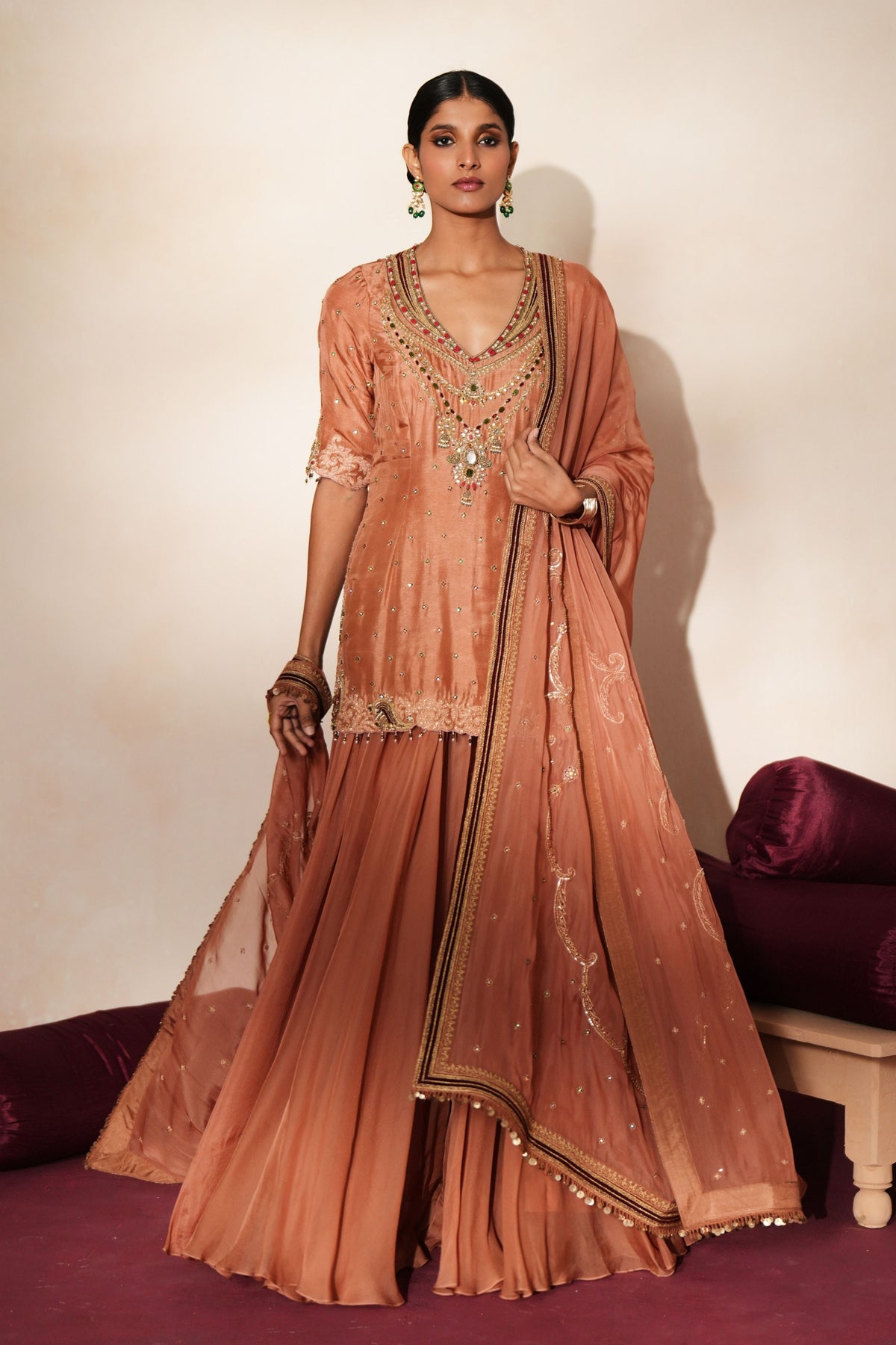 Mrinalika Sharara Set