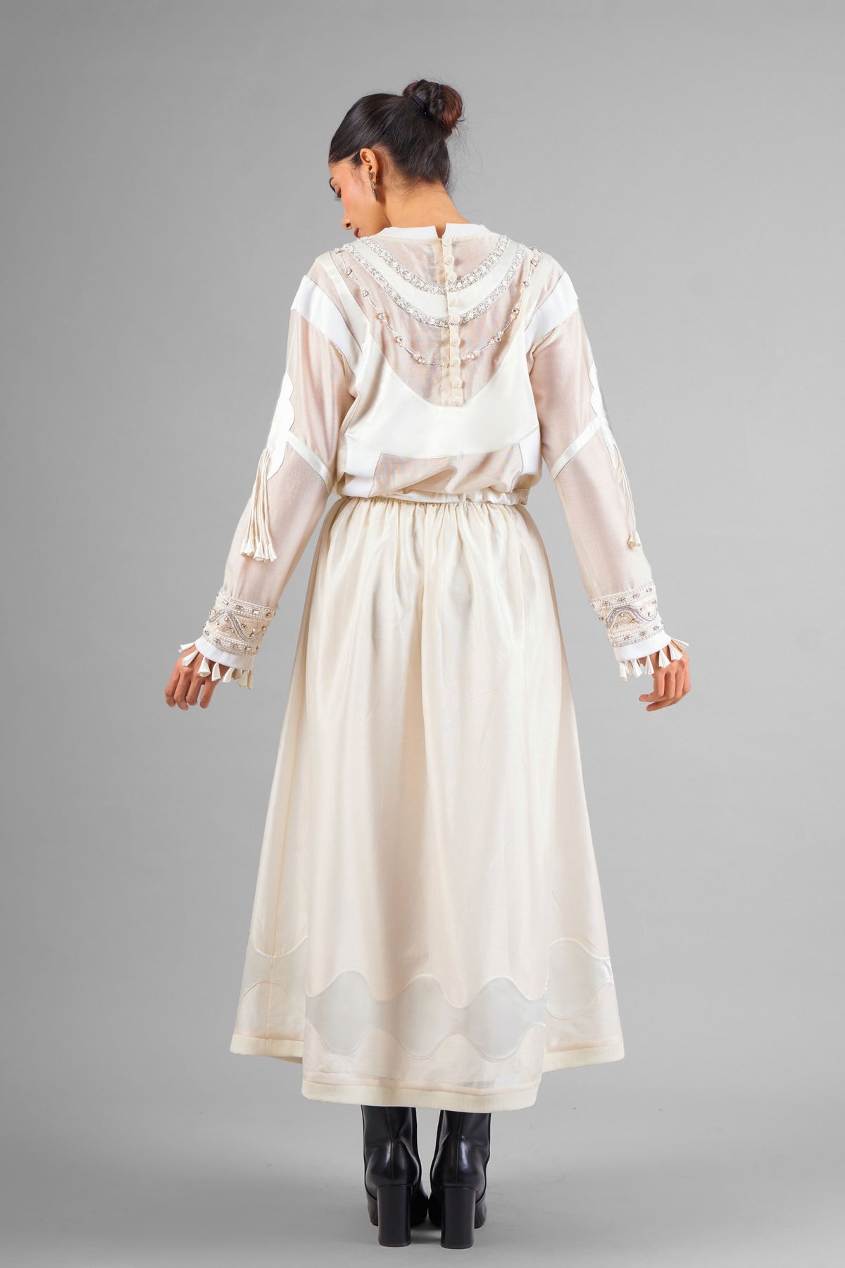 Ornament Flared Skirt Set