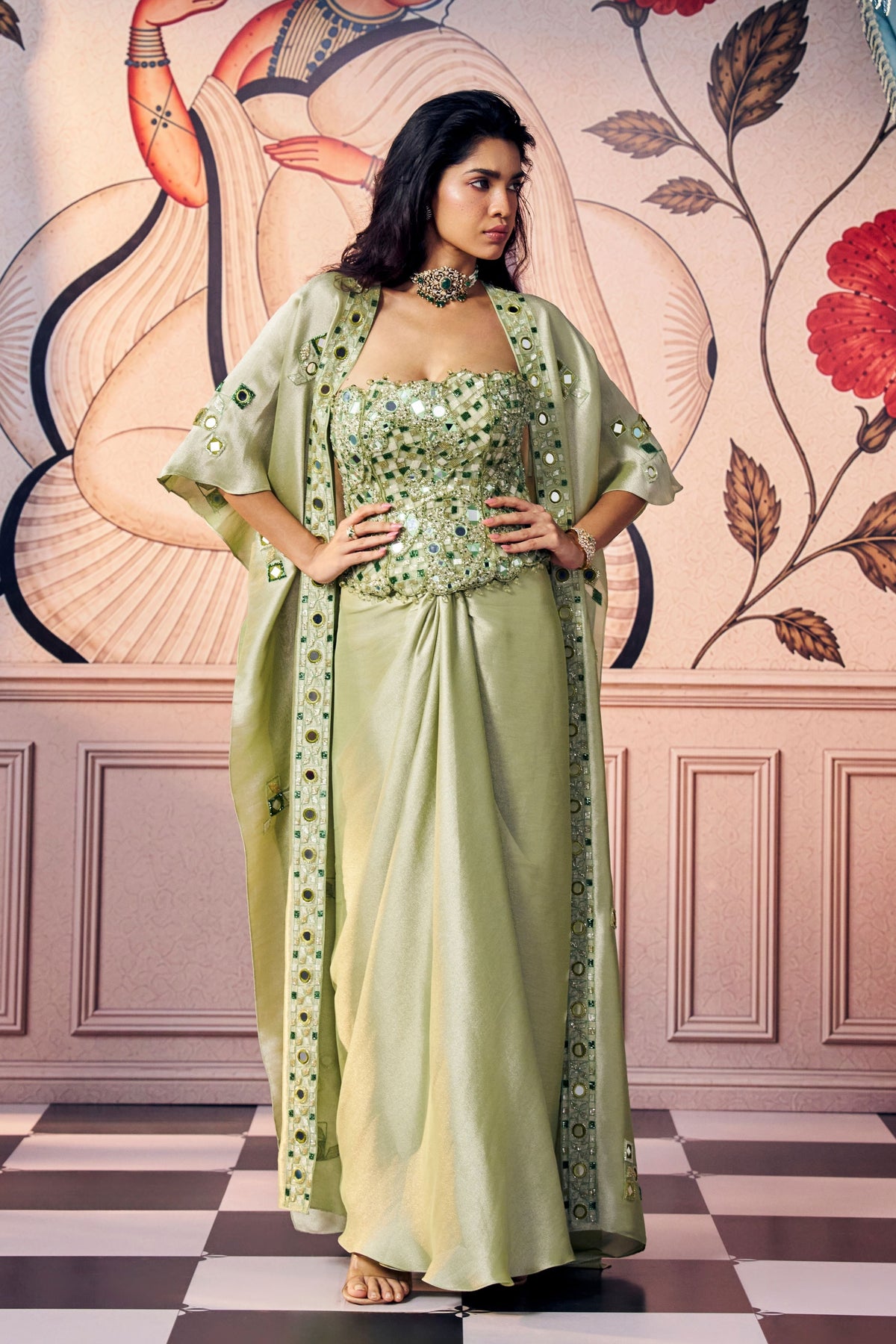 Pistachio Cape Set