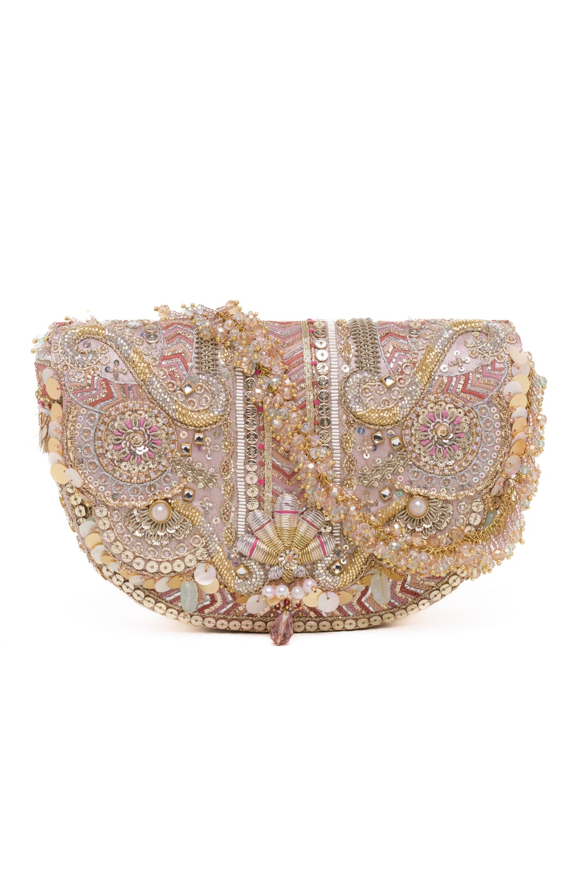 Blush Rangrez Flapover Clutch