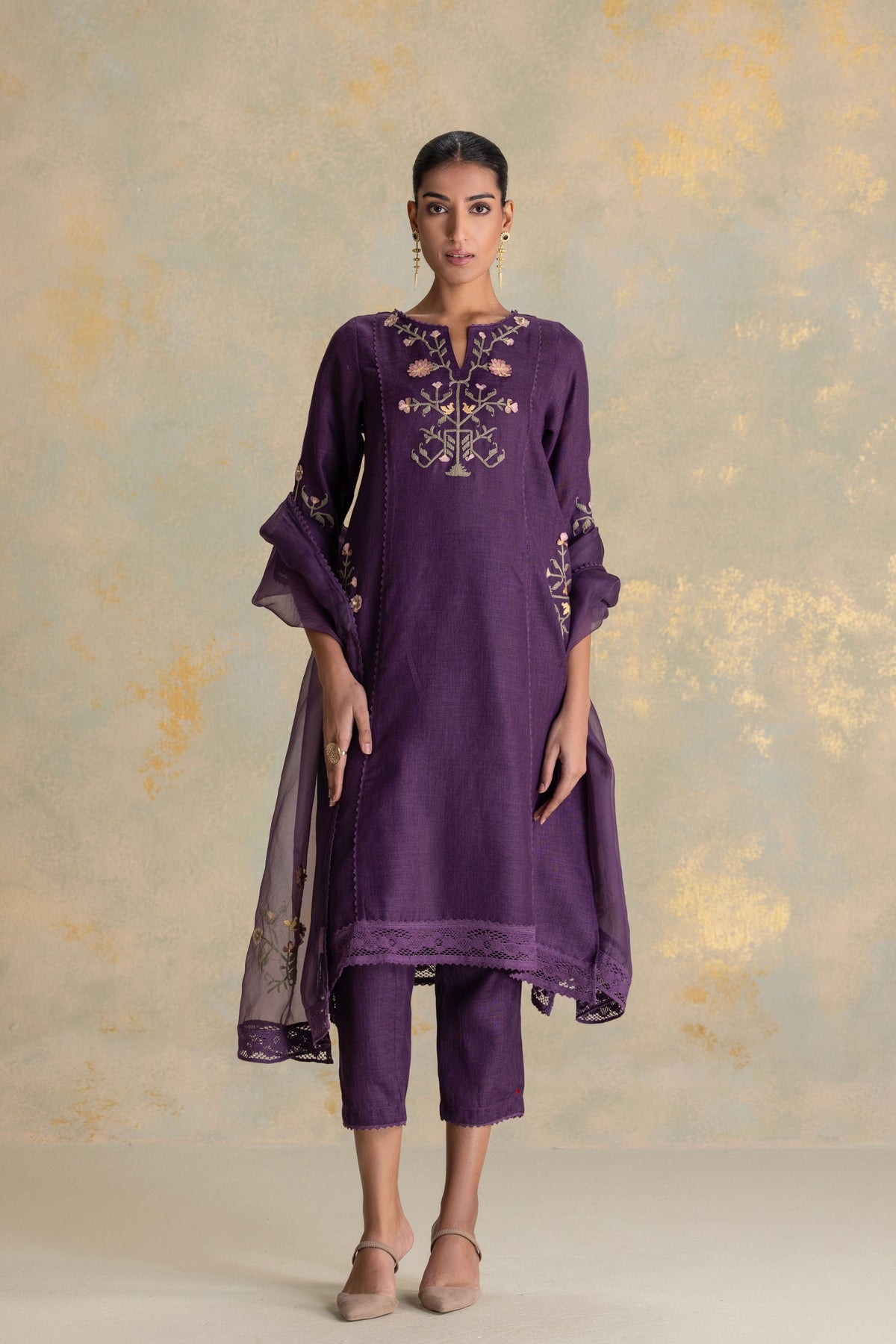 Candlelit Fly Kurta Pant Set