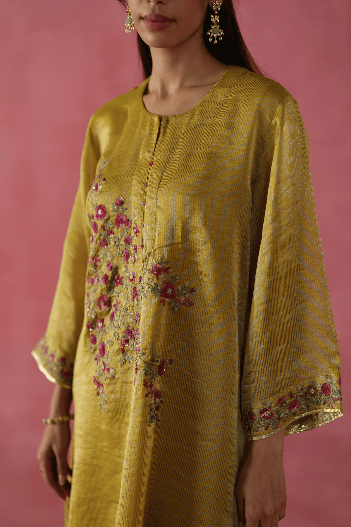 Mustard Phirni Kurta Set