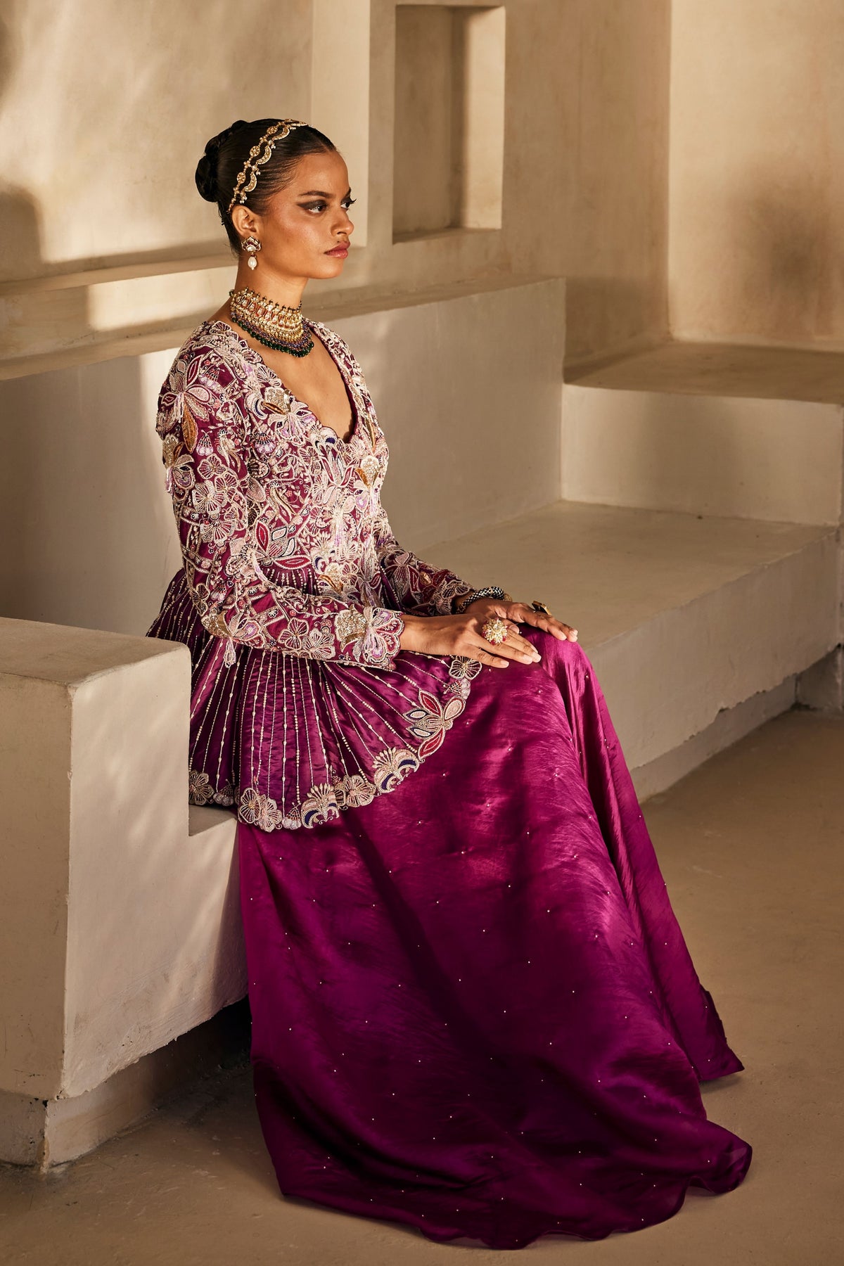 Mahira Peplum Set