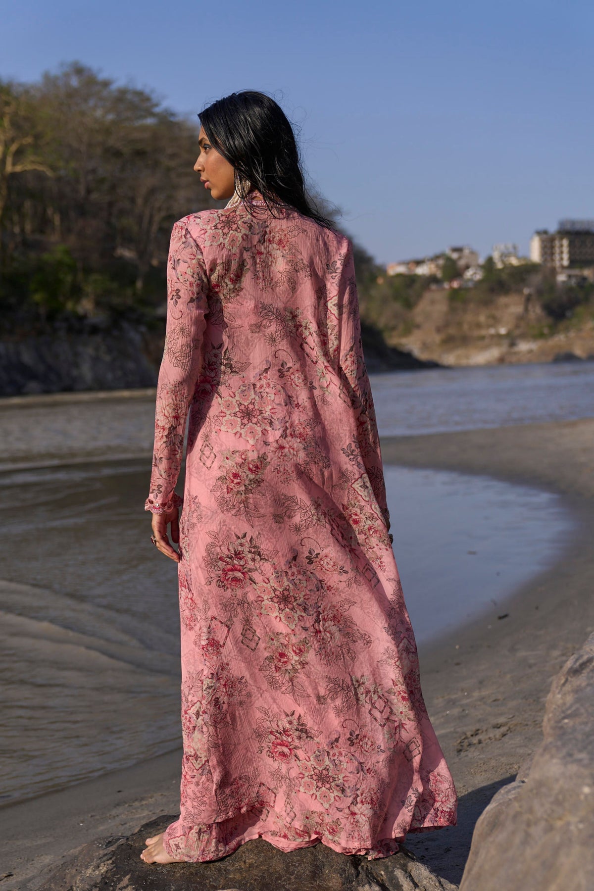 Irina Chiffon Sharara Set