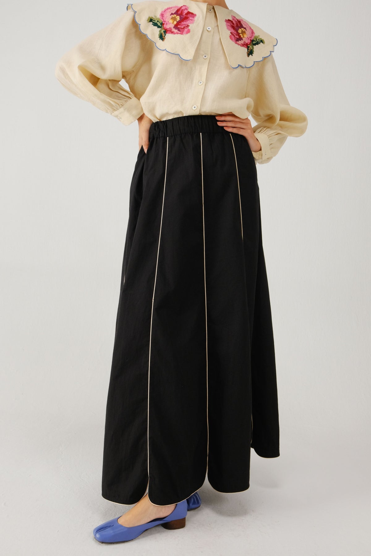 Paneled Skirt