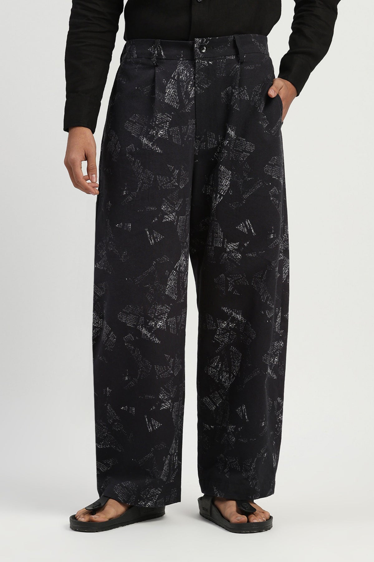News Print Trouser
