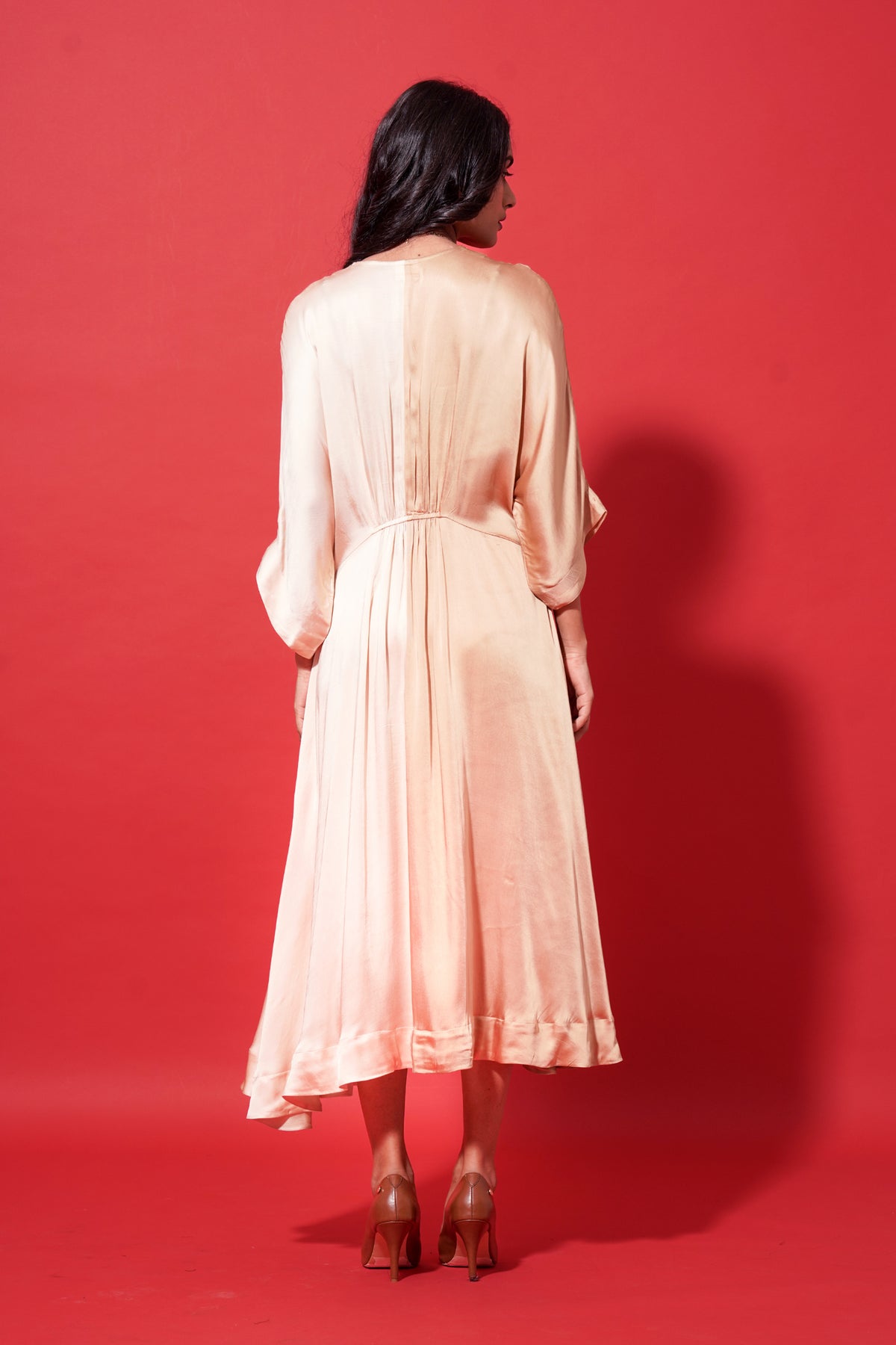 Ivory and Golden Lumina Dress