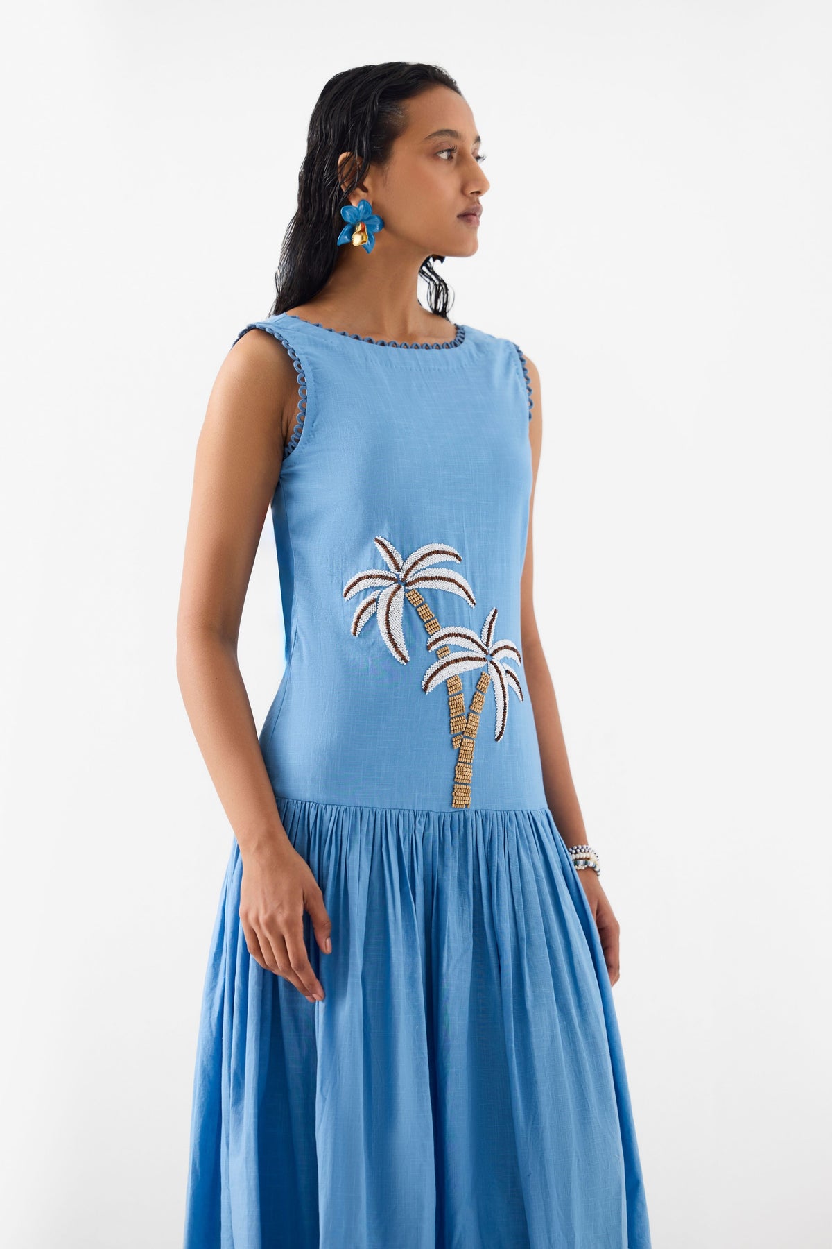 Palm Island Long Dress