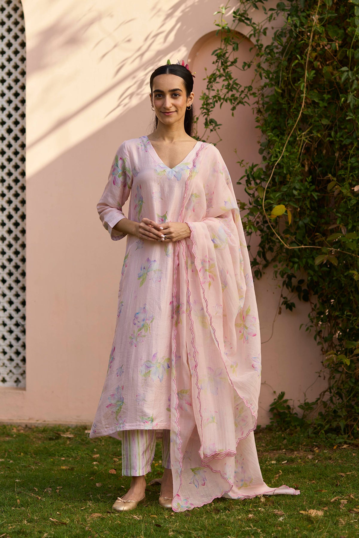 Dawn Magnolia Pink Kurta Set