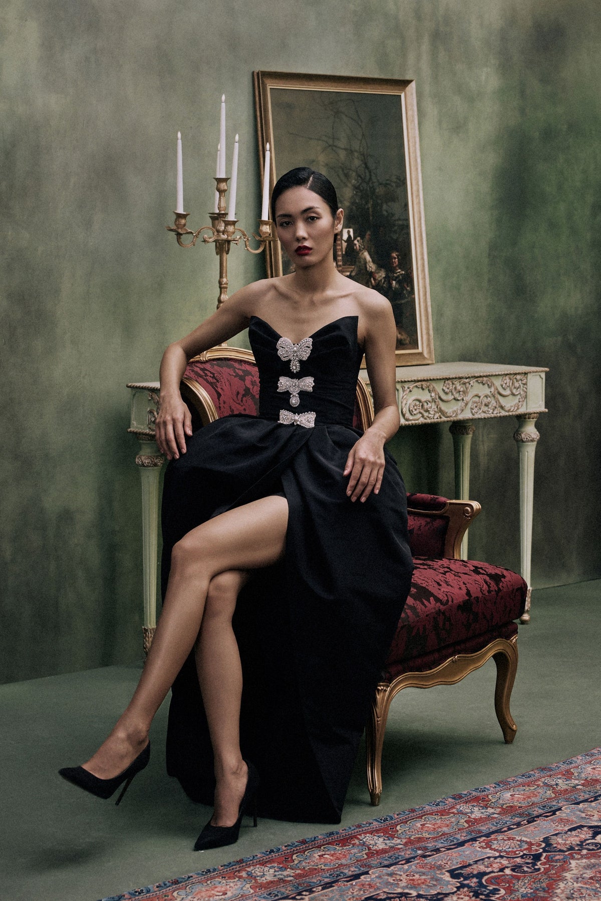 Sculpted Strapless Dress