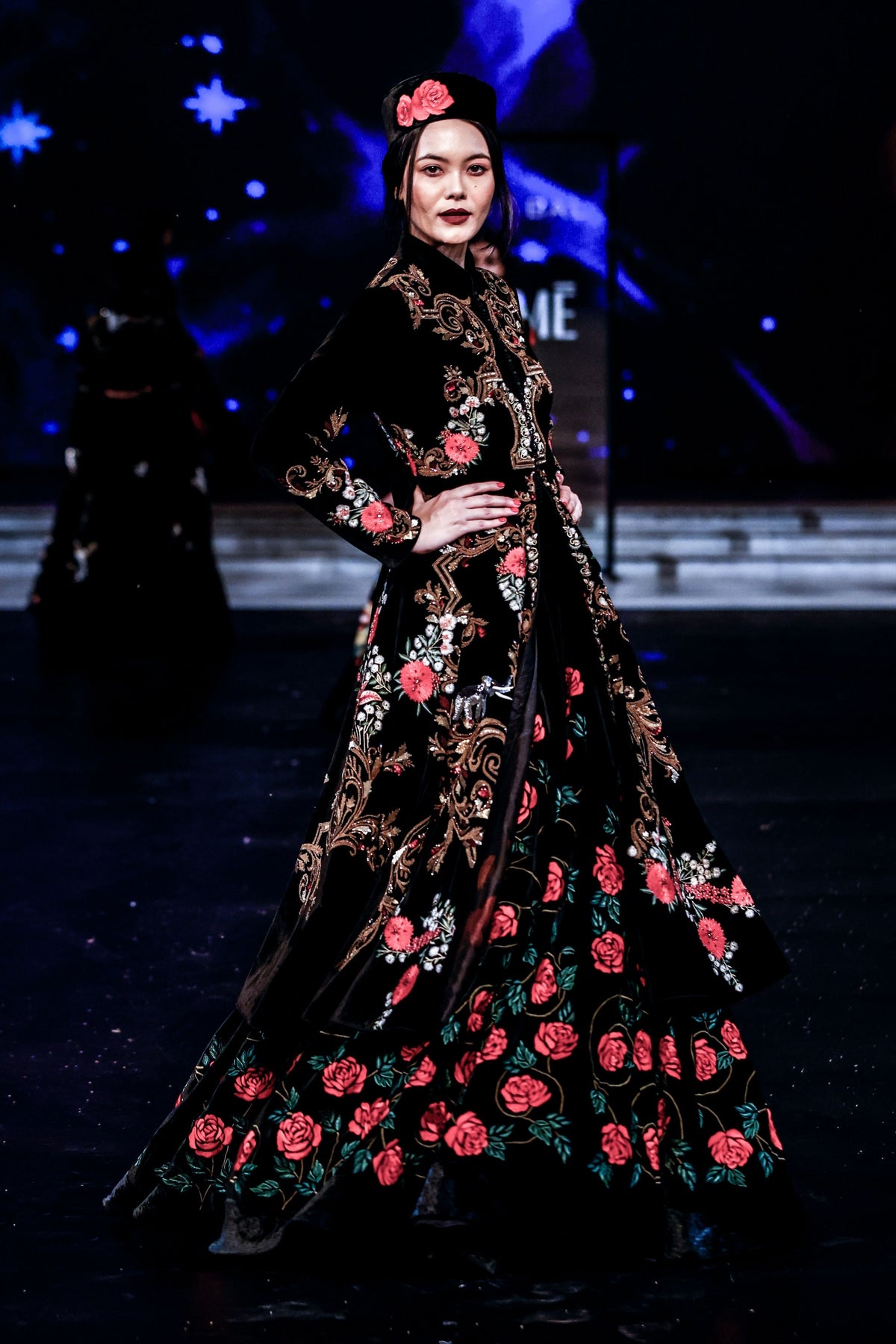 Luxe Matka Silk Anarkali With Jacket