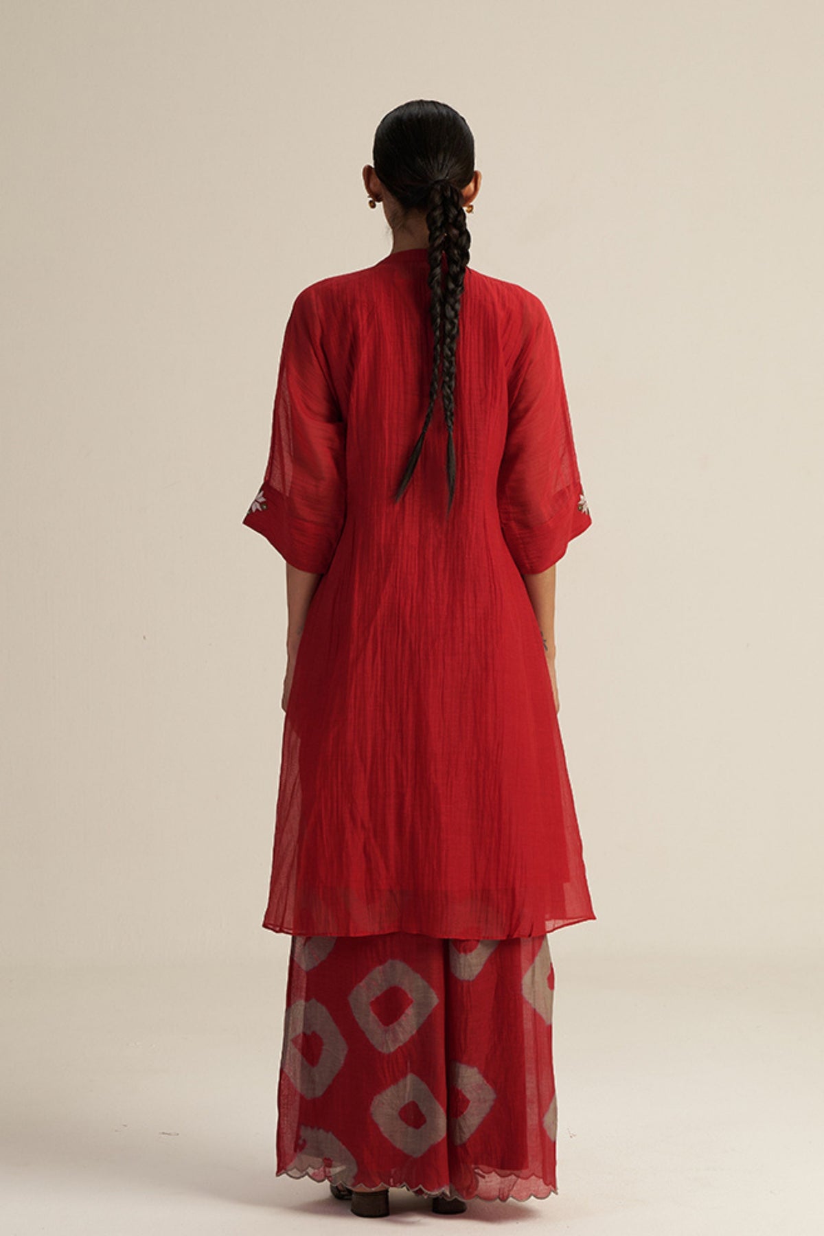 Red Homestead Tunic Set